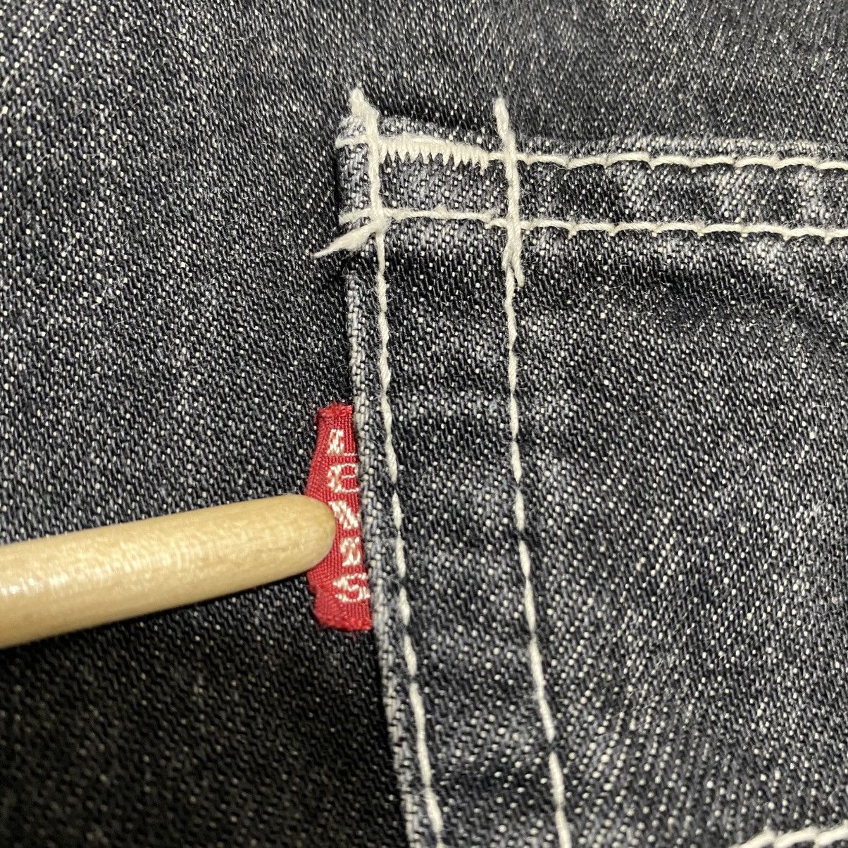 Junya Watanabe FW03 JUNYA WATANABE X LEVI’S ACID WASH BLACK BAGGY PANTS Size US 34 / EU 50 - 9 Thumbnail