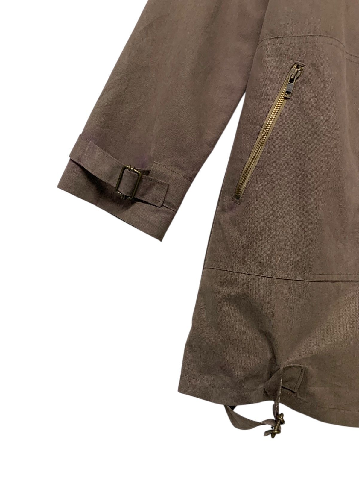 Designer × Katharine Hamnett London Rare Katherine Hamnett Coat Parka Zipper Down Jacket Size M / US 6-8 / IT 42-44 - 7 Thumbnail