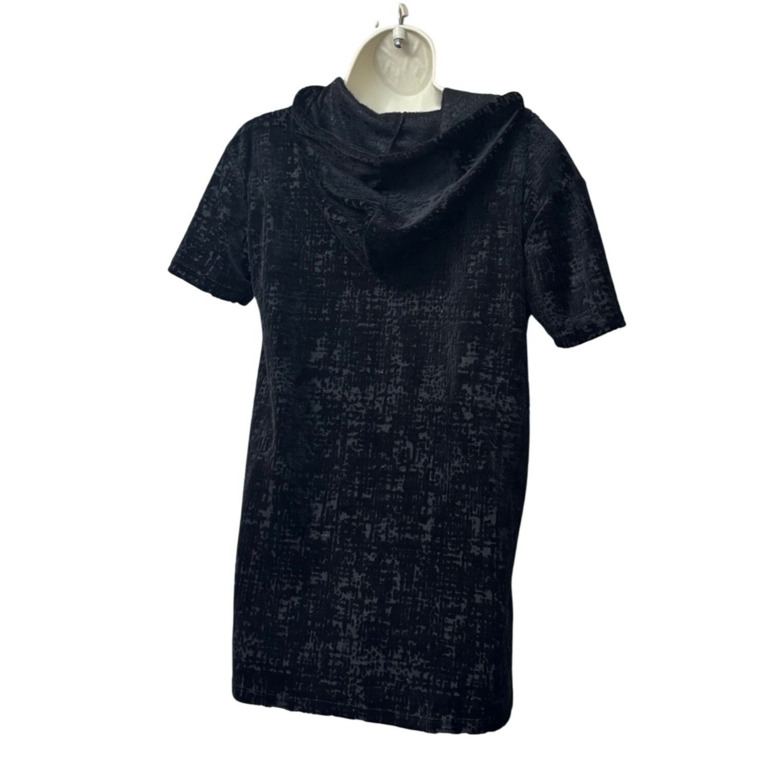 Other Gypsies & Moondust Juniors' Burnout Velvet Hooded Tunic, Bl Size XS / US 0-2 / IT 36-38 - 12 Thumbnail