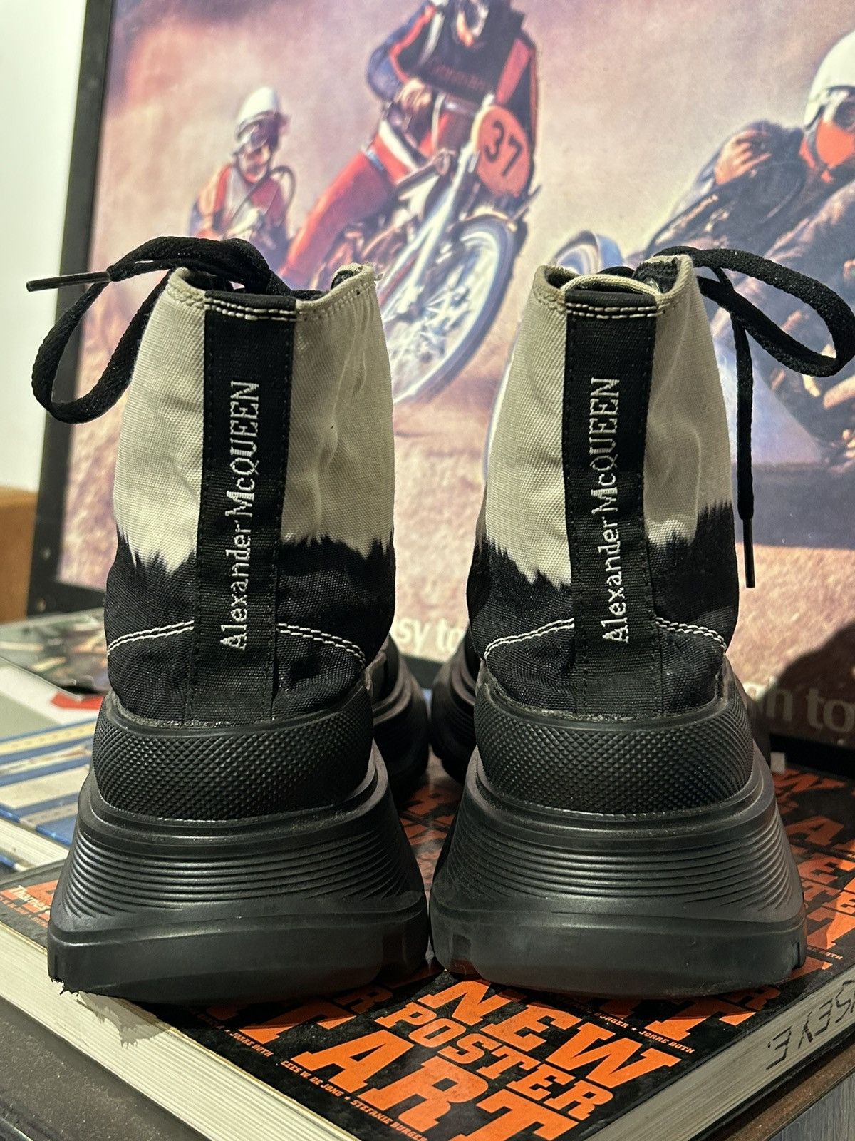 Alexander McQueen Alexander McQueen Ankle Dip Boots Size US 7.5 / IT 37.5 - 5 Thumbnail