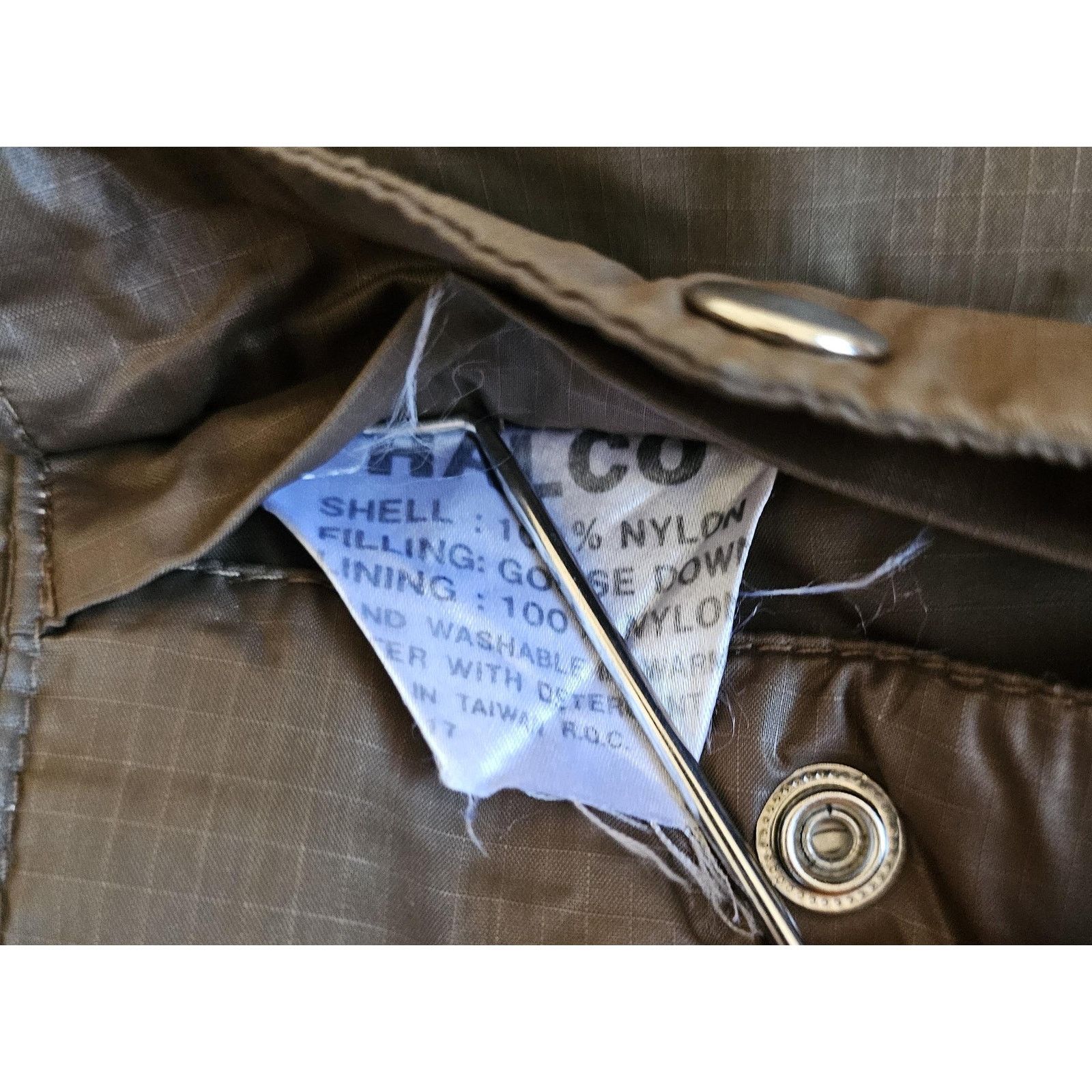 Other Halco Down Quilted Puffer Vest Beige Brown Youth Sz 14 1970s Size XL / US 12-14 / IT 48-50 - 4 Thumbnail