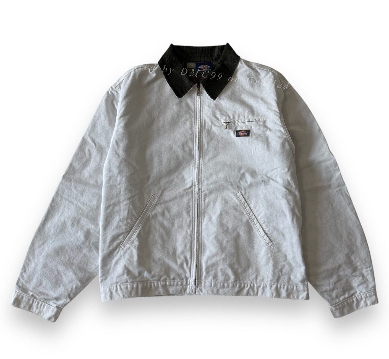 Vintage Vintage Dickies 2000s White Denim Work Jacket Size US XL / EU 56 / 4 - 1 Thumbnail