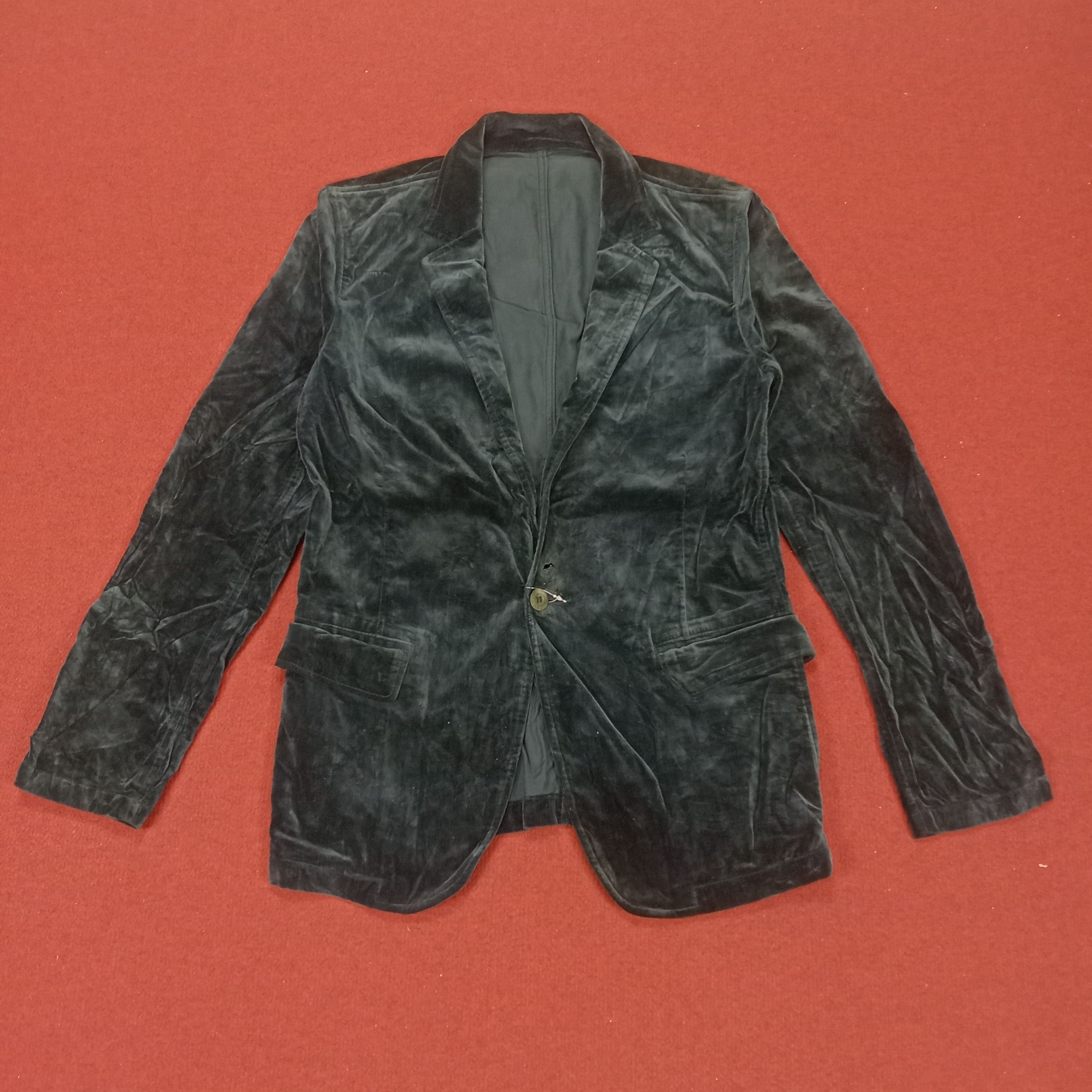 Hysteric Glamour Casual Formal Style Velvet Blazer Jacket