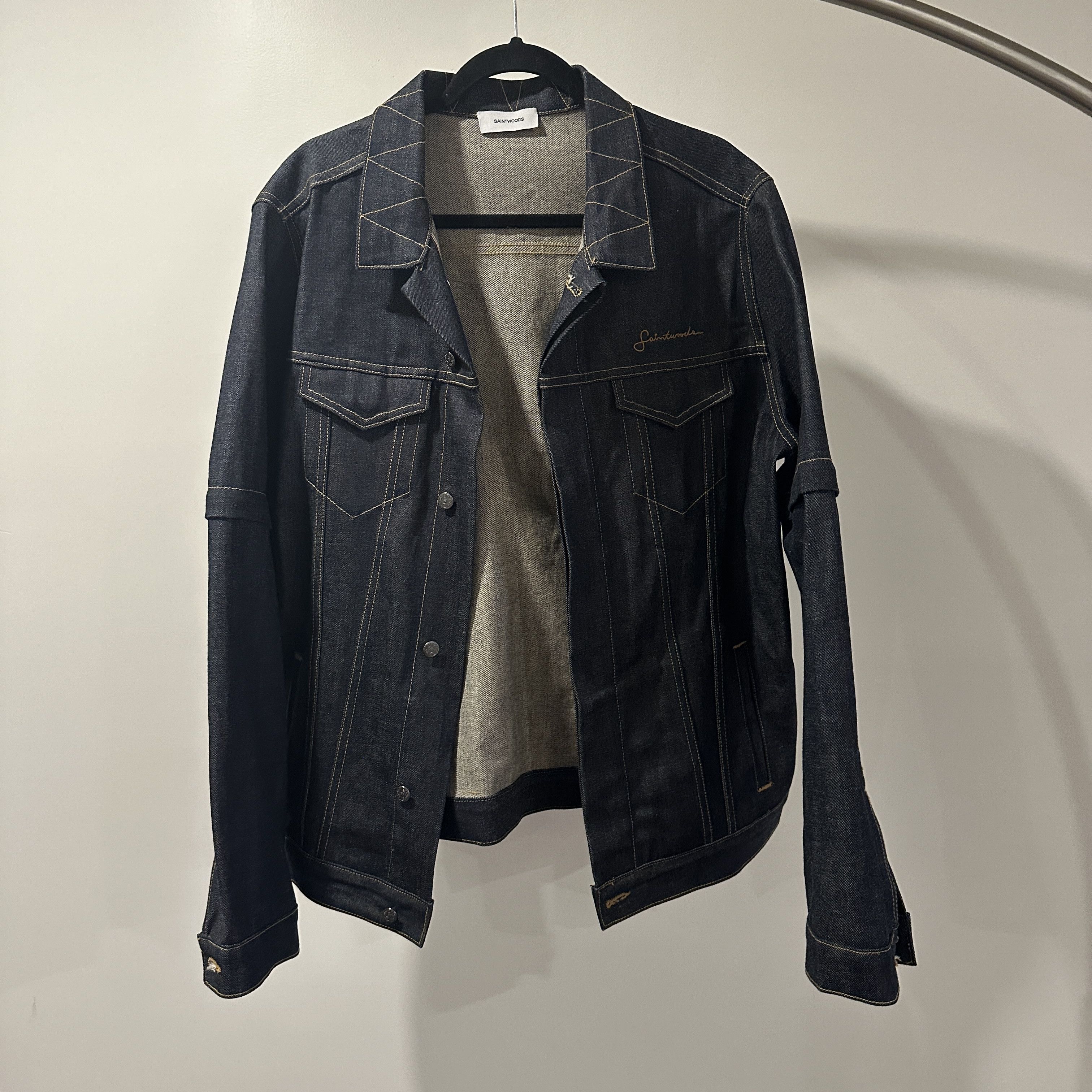 image of Saintwoods Jean Jacket Large, Men's