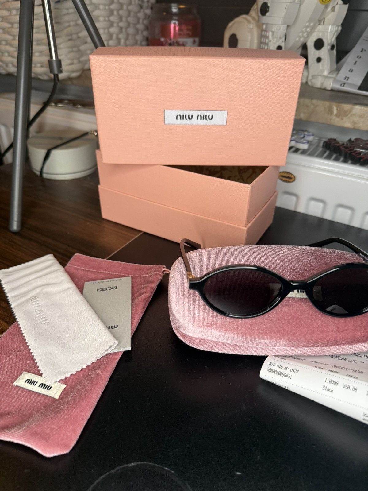 Miu Miu Sunglasses MIU MIU SMU04Z Size ONE SIZE - 4 Thumbnail