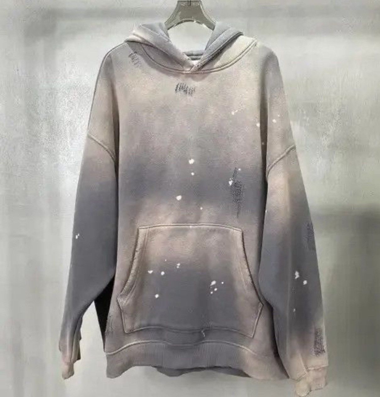 Other #33 Speckled Ink Rubbed Hoodie Distressed Size US XL / EU 56 / 4 - 2 Thumbnail