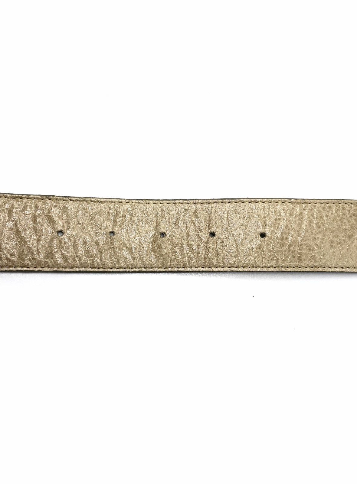 Genuine Leather Leatherock Genuine Leather Brass Belt Size ONE SIZE - 13 Thumbnail