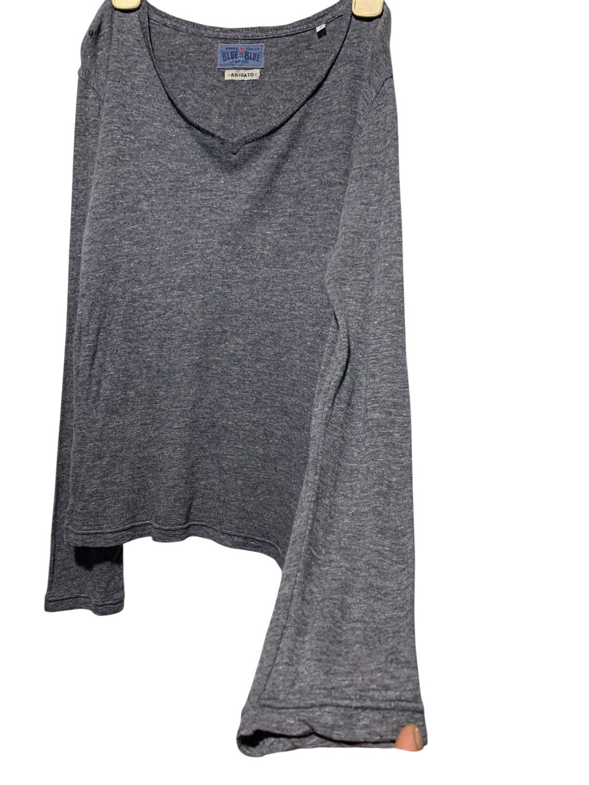 Blue Blue Japan Vintage Blue Blue Japan pure Indigo longsleeve arigato Size US S / EU 44-46 / 1 - 1 Thumbnail