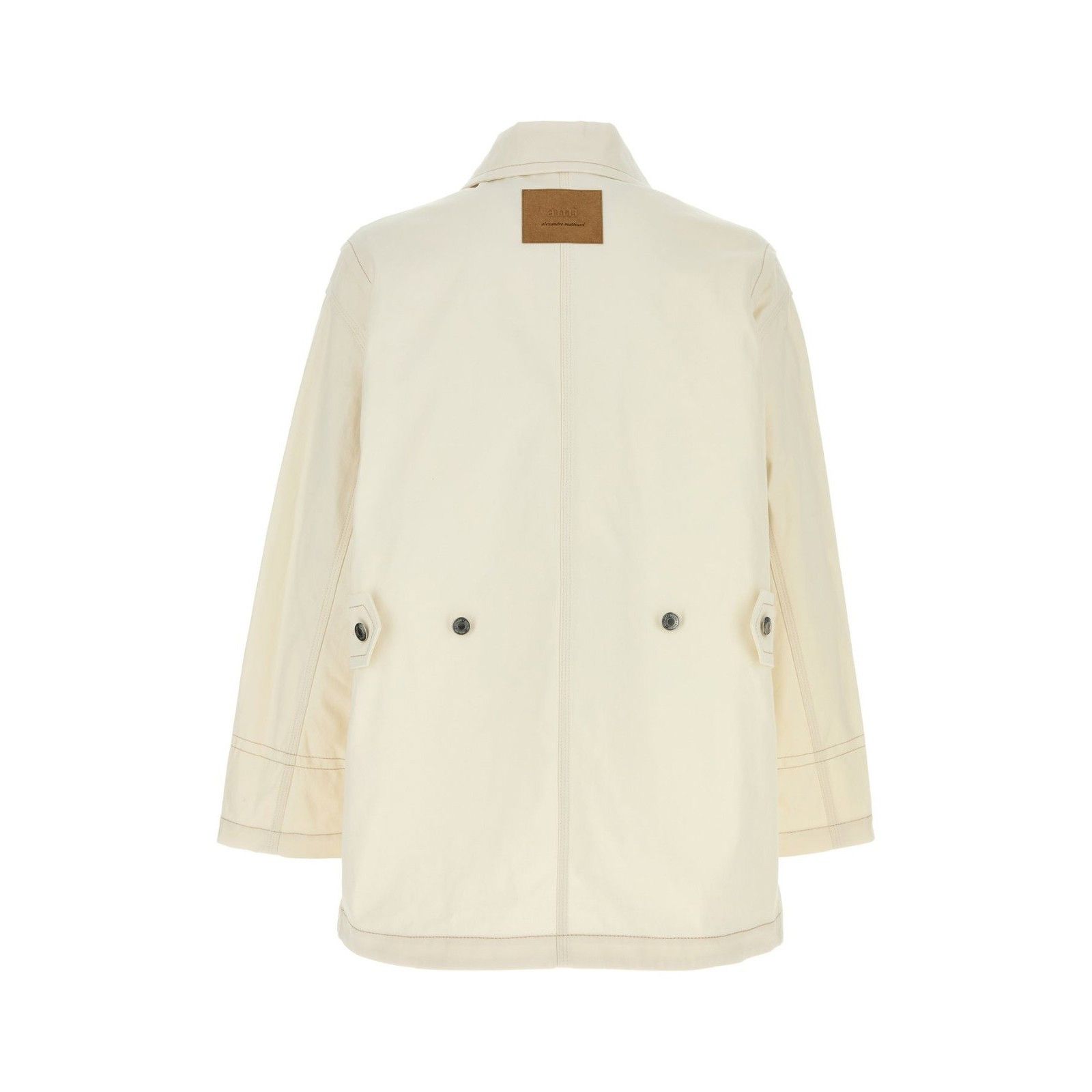 AMI AMI White Cotton Jacket New & Authentic (Men's size:L;) Size US L / EU 52-54 / 3 - 2 Thumbnail