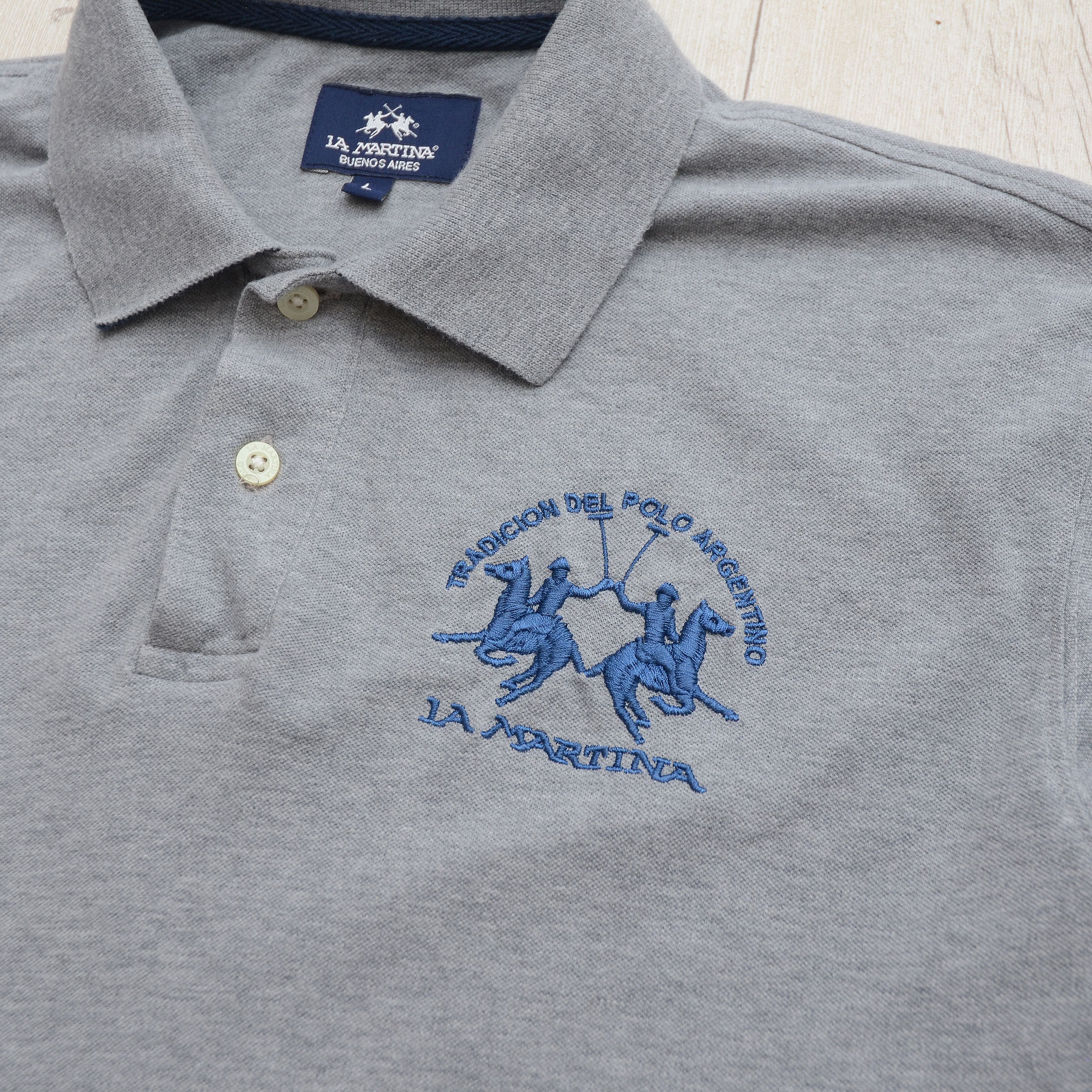 La Martina La Martina Buenos Aires Polo Team Shirt Sport Style Y2K Size US L / EU 52-54 / 3 - 6 Thumbnail