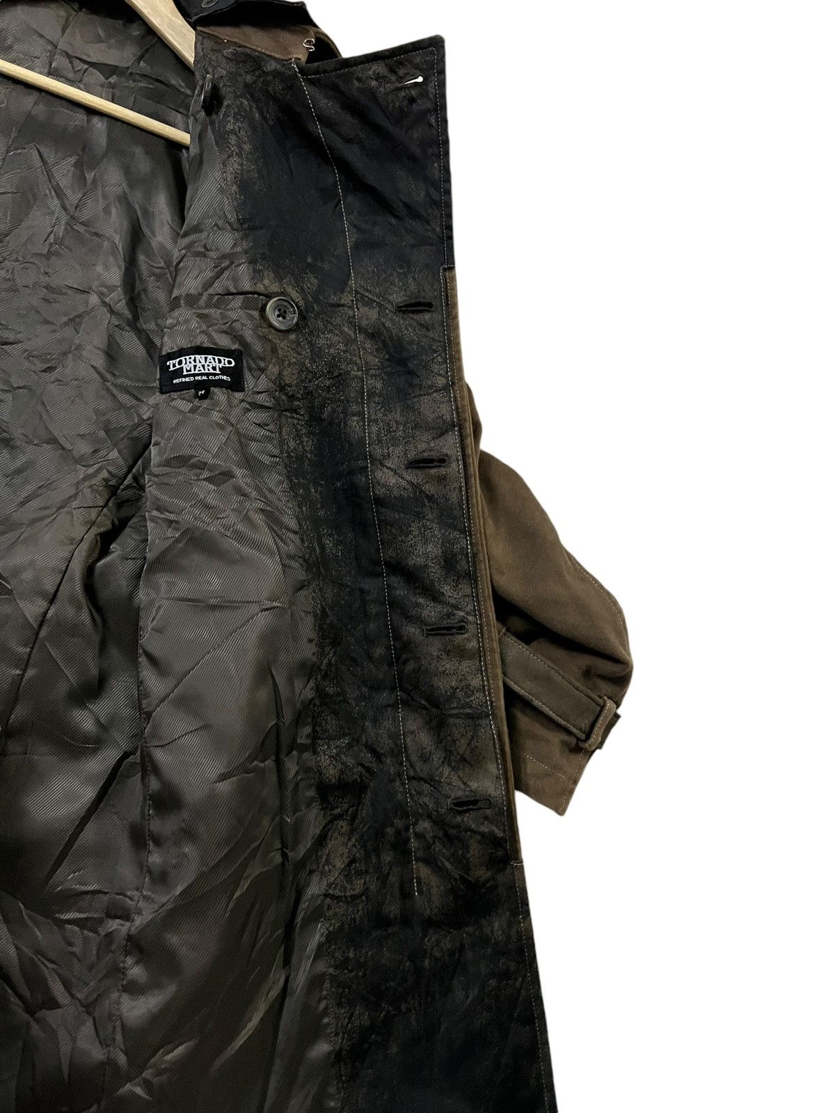 If Six Was Nine × Tornado Mart TORNADO MART MOLESKIN BELTED TRENCH COAT Size US S / EU 44-46 / 1 - 13 Thumbnail