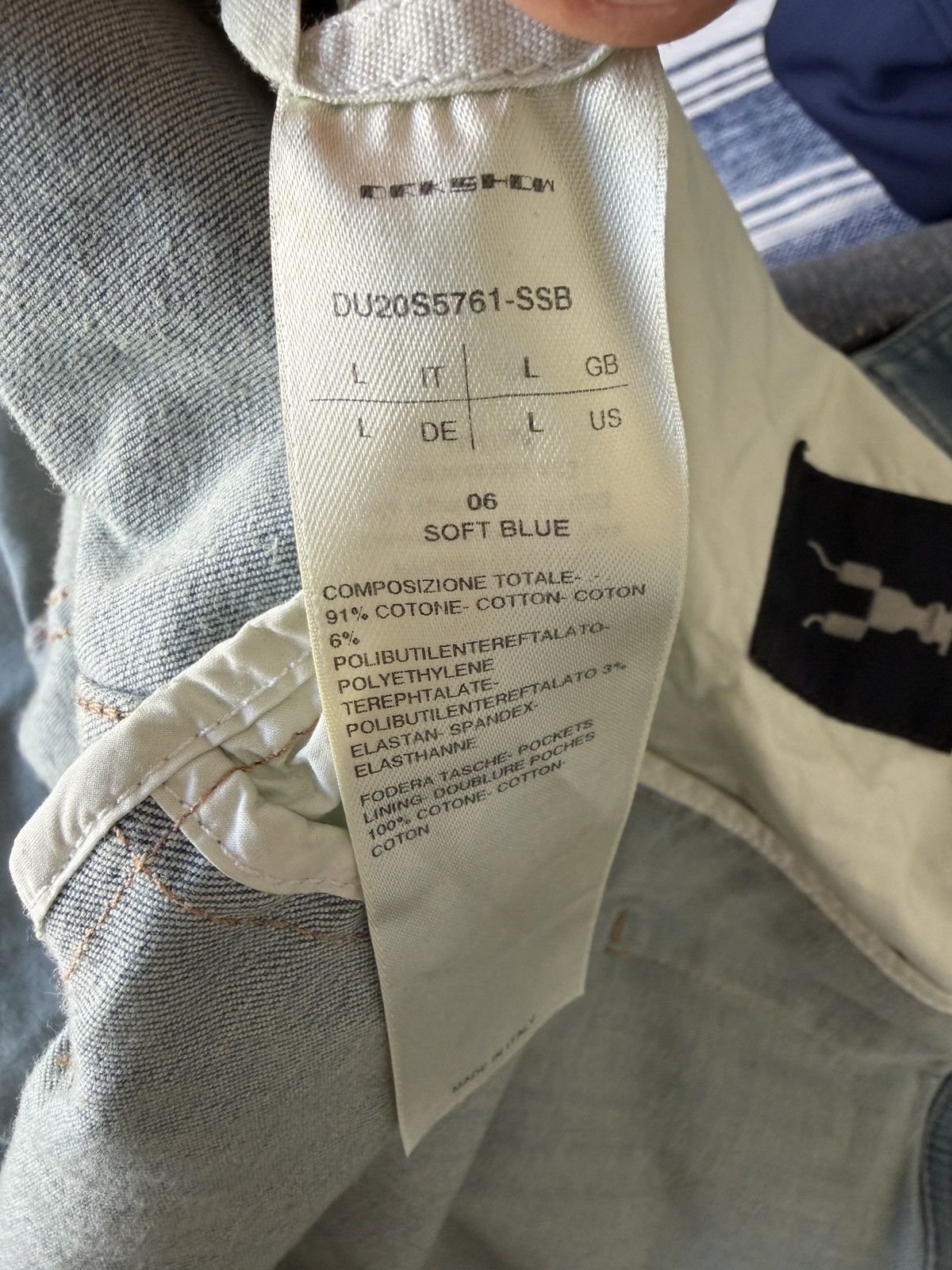 Rick Owens Rick Owens DRKSHDW Jumbo Worker Stretch Denim Jacket Size US L / EU 52-54 / 3 - 4 Thumbnail