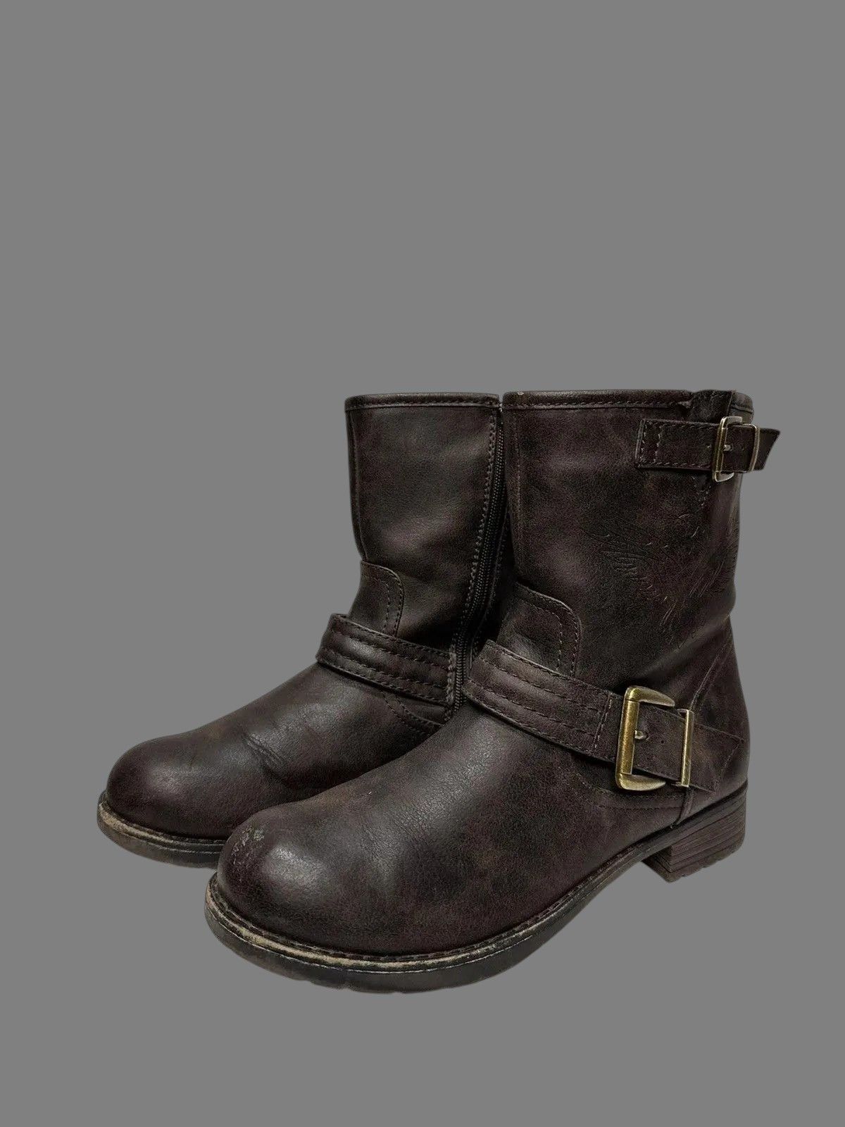 Other Leather Ankle Boots Graceland Brown Guidi Vintage Size 41 Size US 8 / EU 41 - 4 Thumbnail