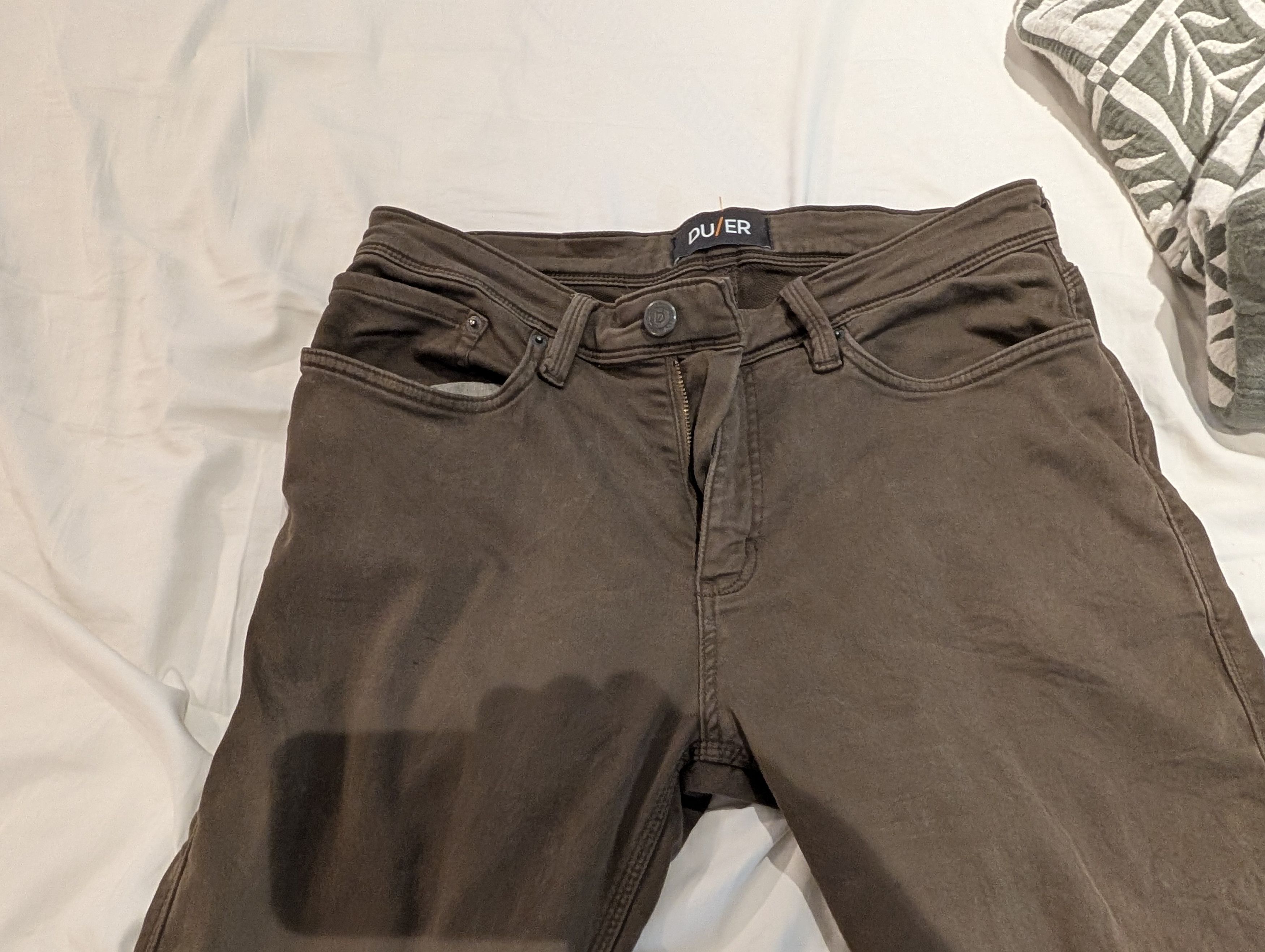DUER No Sweat Relaxed Taper Timber Size US 33 - 4 Thumbnail