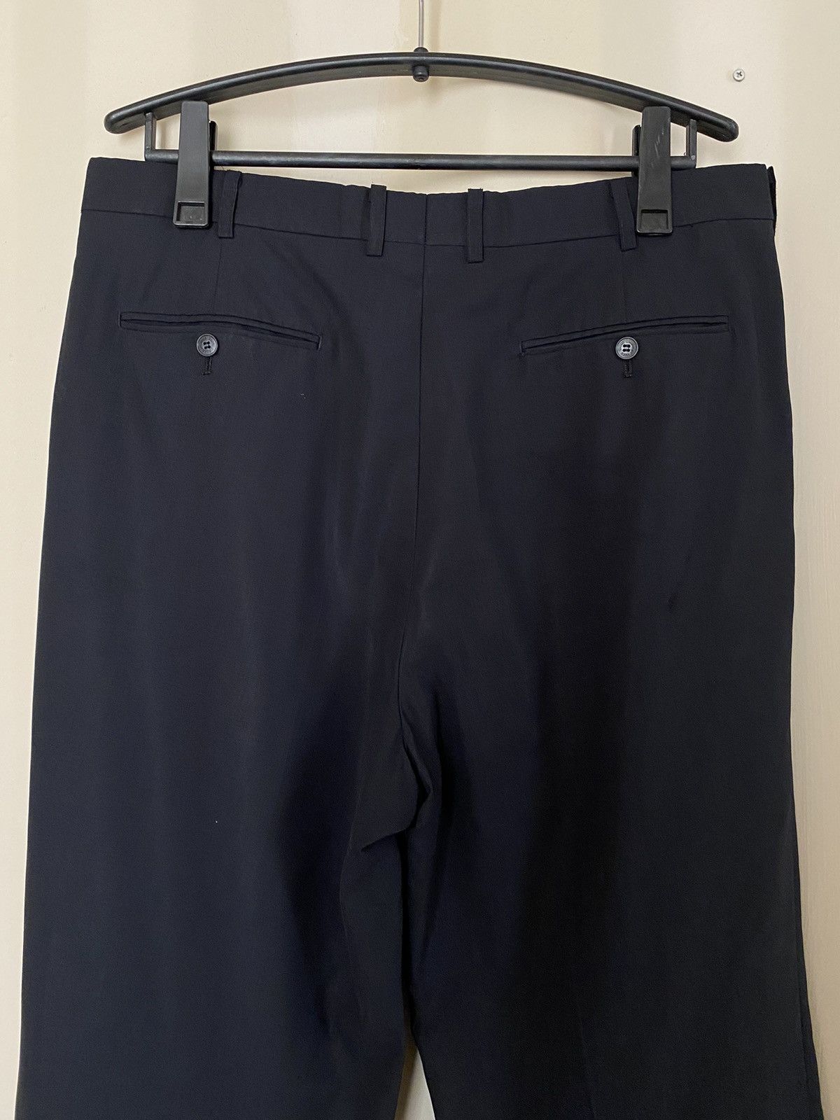 Yves Saint Laurent YVES SAINT LAURENT YSL Men Black Formal Trousers Pants Size US 37 - 11 Thumbnail