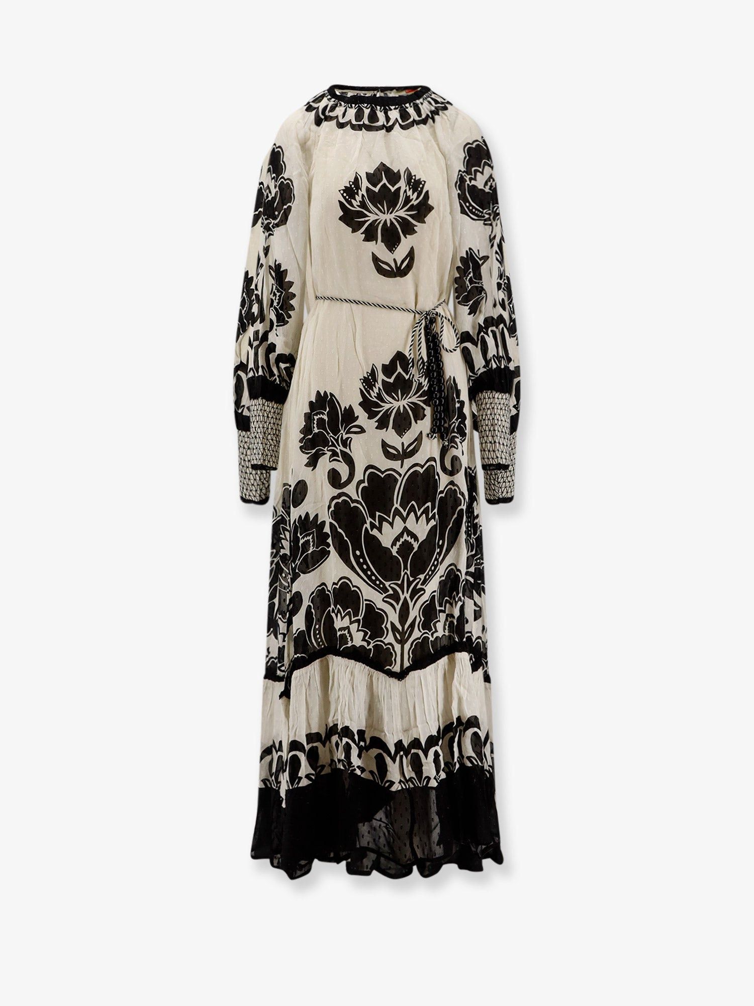 Farm Rio Viscose Dress With Floral Arabesque Motif Size XXS / US 00 / IT 34 - 1 Thumbnail