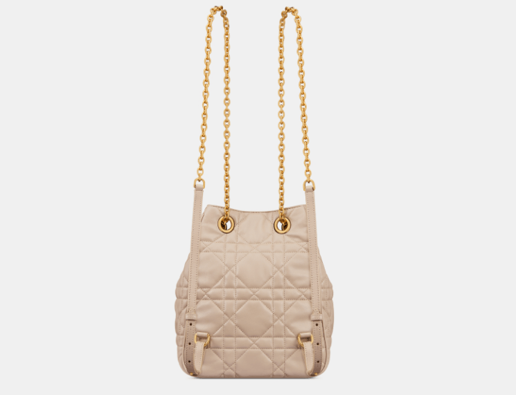 Dior o1w1db10426 M3375U Size:OS/ Medium Backpack in Powder Beige Size ONE SIZE - 4 Thumbnail