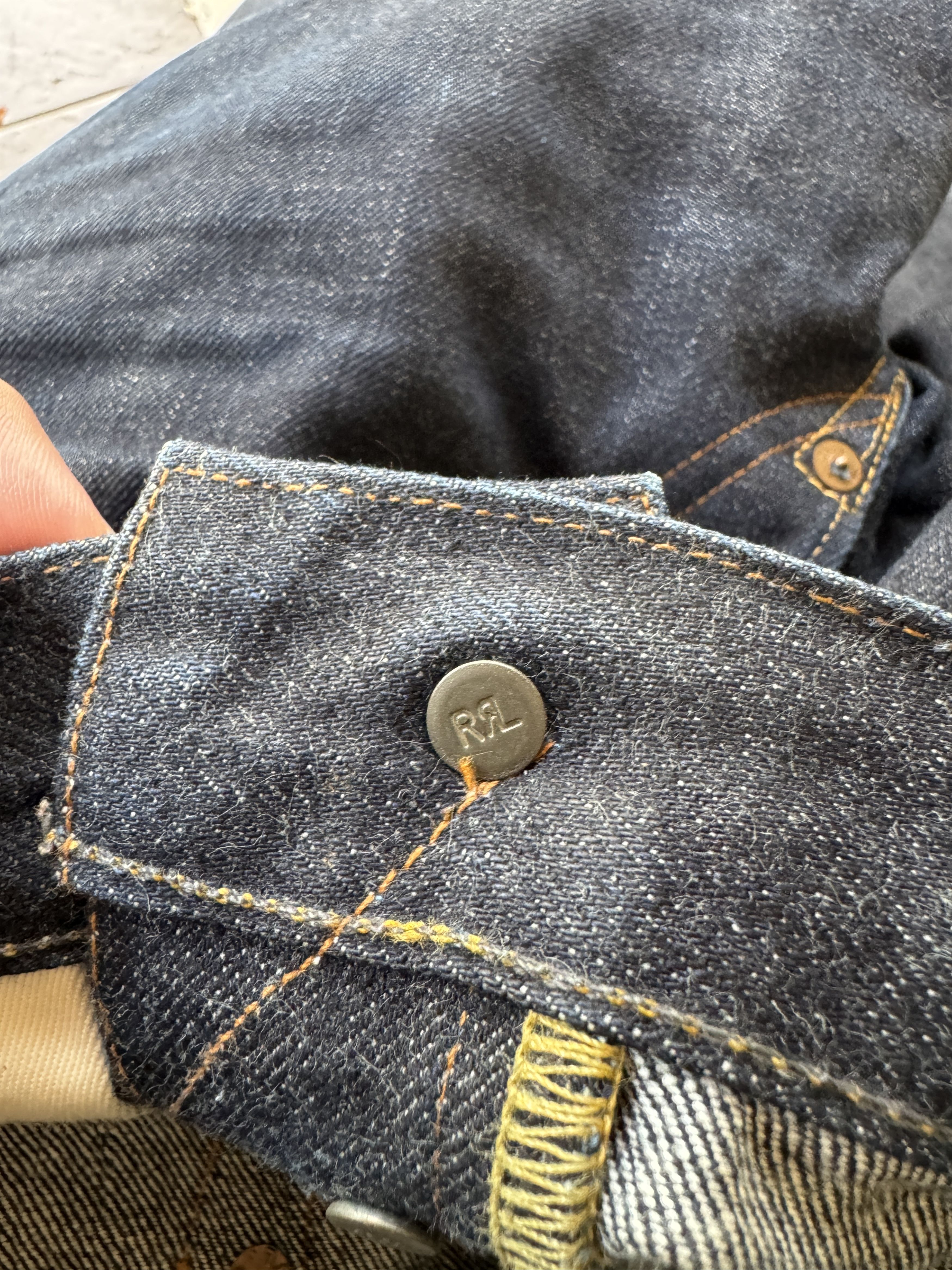 RRL Ralph Lauren RRL DOUBLE RL TYPE 21 SELVEDGE JEANS Size US 33 - 10 Thumbnail