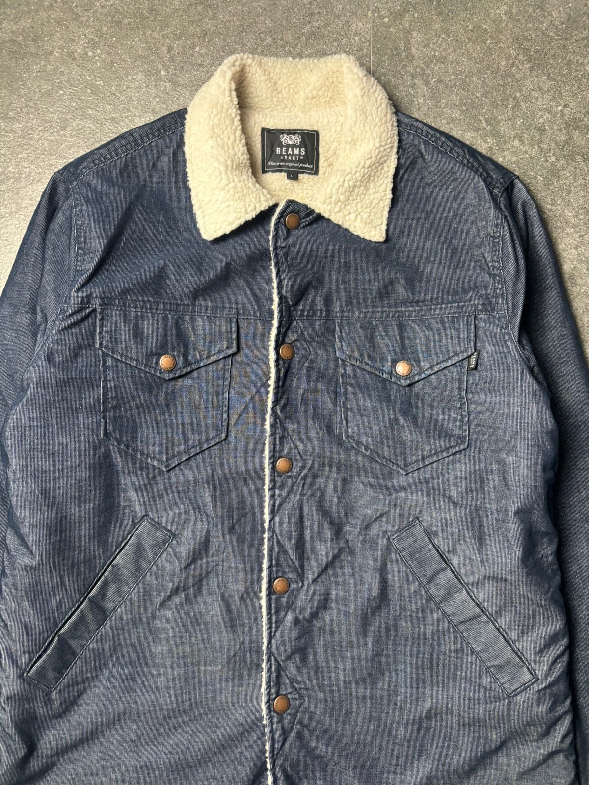 Beams Japan Beams Corduroy Sherpa Jacket Size US L / EU 52-54 / 3 - 3 Thumbnail