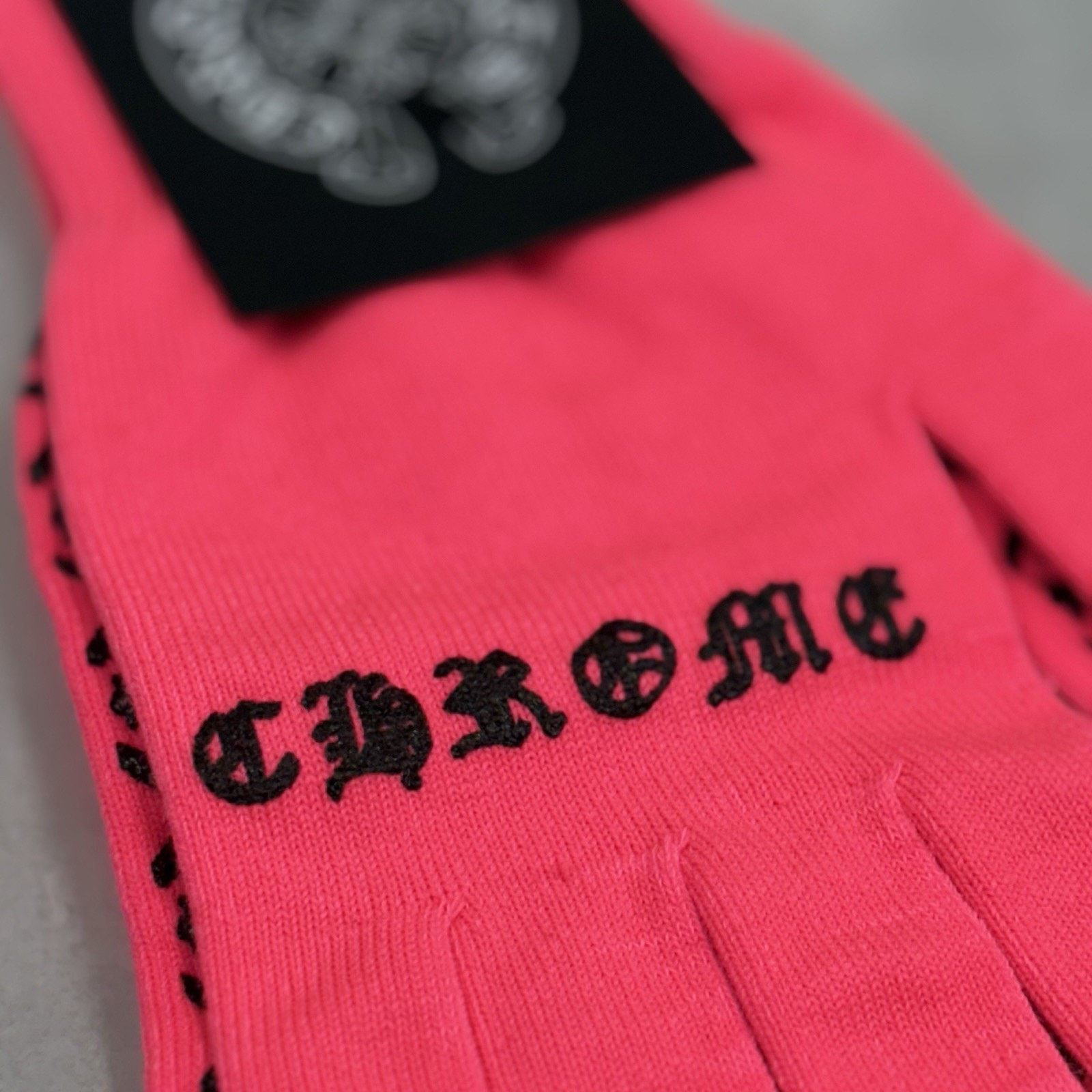 Chrome Hearts Chrome Hearts Work Gloves ' Pink ' | BRAND NEW! Size ONE SIZE - 12 Thumbnail