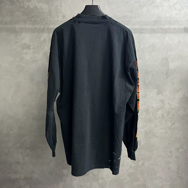 Balenciaga Balenciaga Black Rock Band Series Lightning Letter Pattern Size US M / EU 48-50 / 2 - 5 Thumbnail