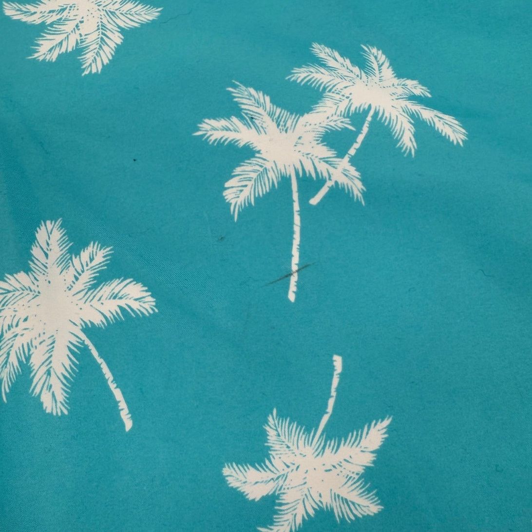 Original Penguin NWT Original Penguin Lined Swim Trunk Short Blue Atoll Palm Size US 34 / EU 50 - 6 Thumbnail