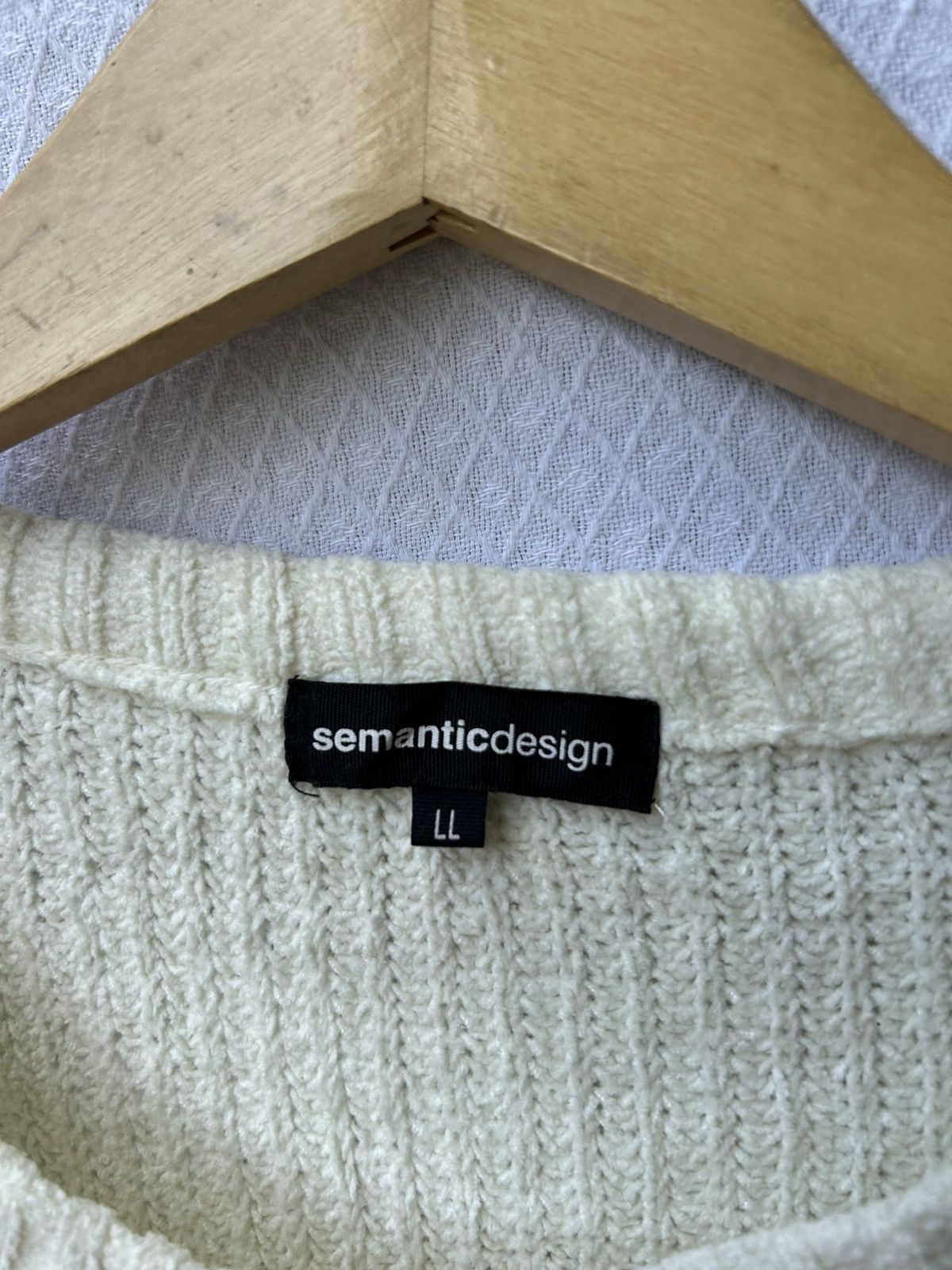 If Six Was Nine Semantic design knitted mohair grunge styled Size US L / EU 52-54 / 3 - 6 Thumbnail