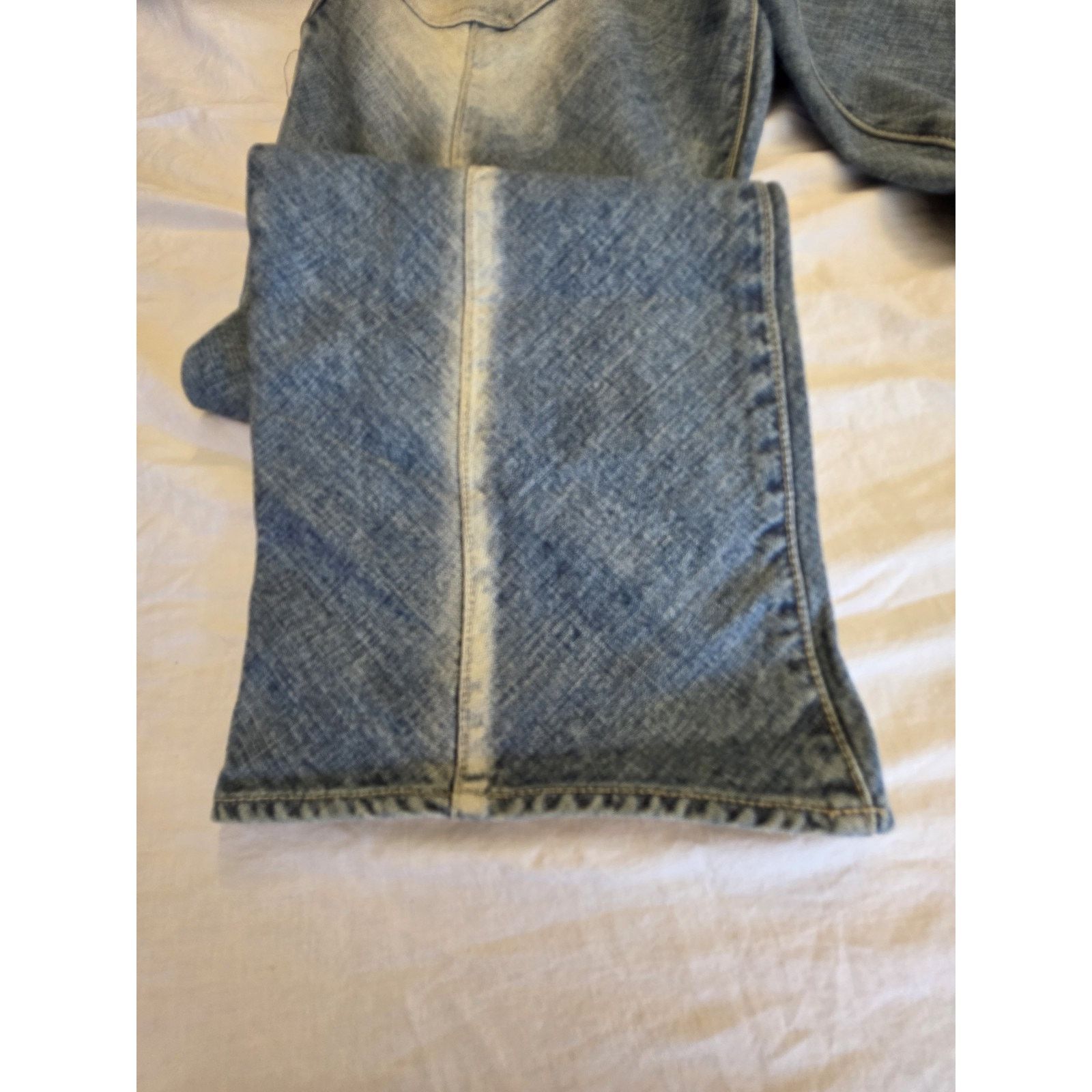 Other Indigo Red Men's Size 34 X 30 Lux Industrial Denim Vintage Size US 34 / EU 50 - 3 Thumbnail