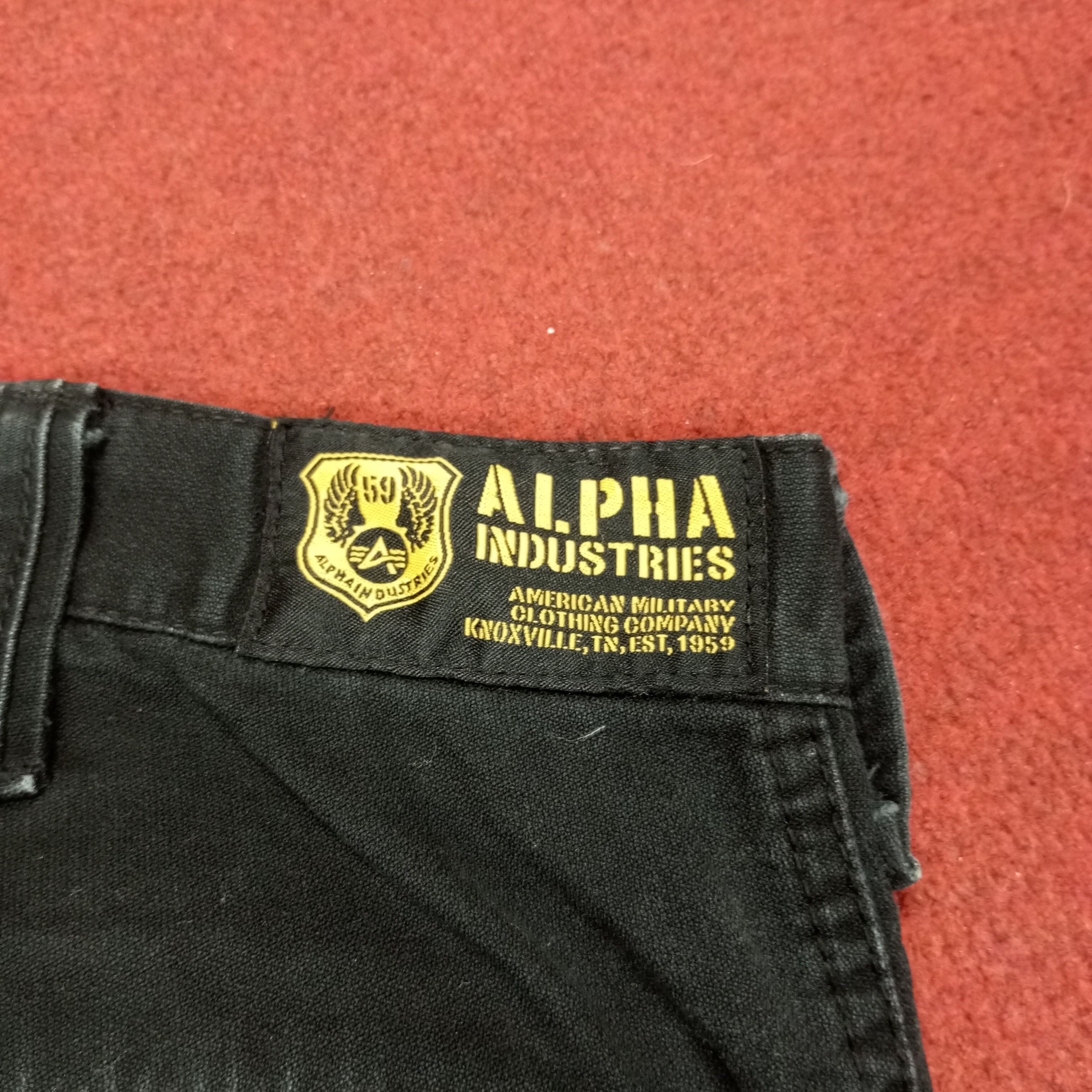 Alpha Industries × Vintage Alpha Industries Cargo Pants Streetwear Skater Style Size US 34 / EU 50 - 15 Thumbnail