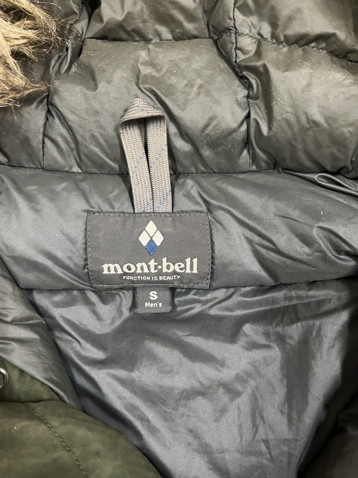 Montbell Jacket montbell puffer green fur hoodie Size US S / EU 44-46 / 1 - 11 Thumbnail