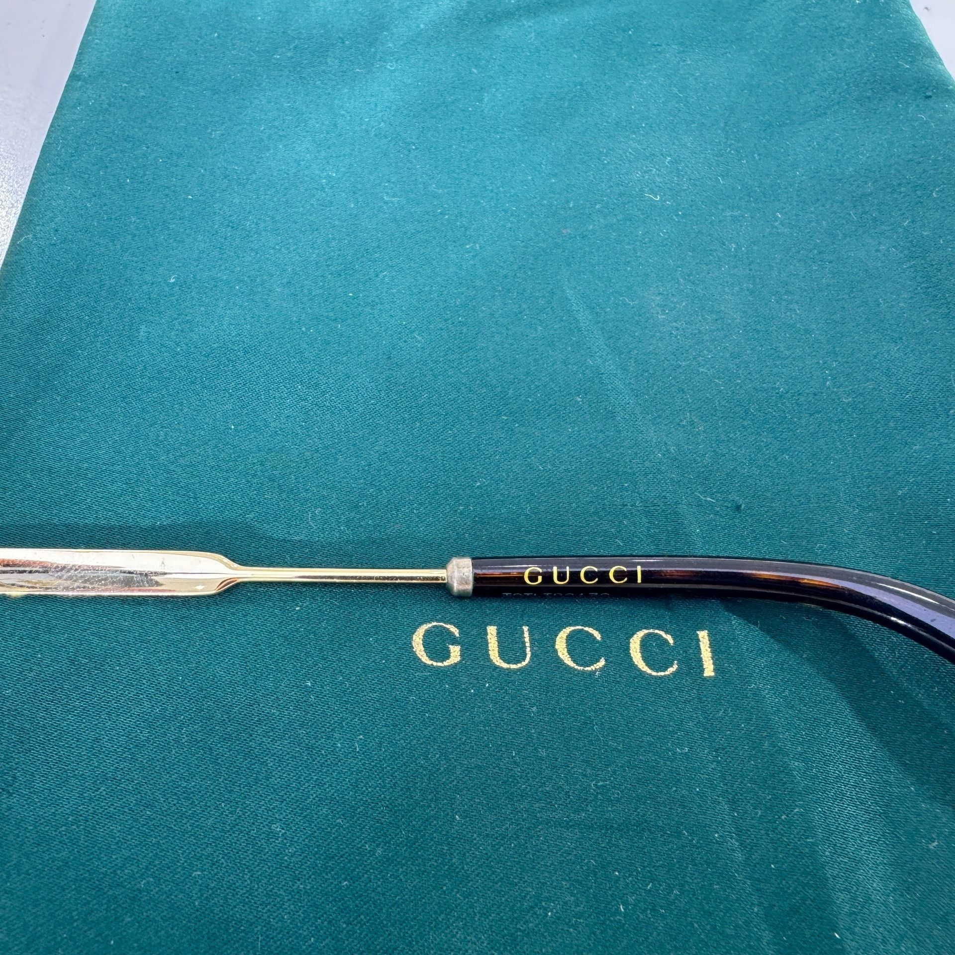 Gucci GUCCI Gucci gray pilot metal frame square frame square fram Size ONE SIZE - 7 Thumbnail