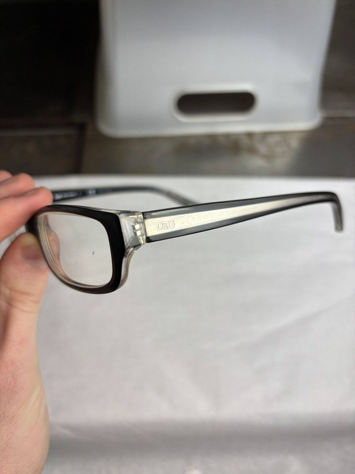 Dolce & Gabbana Vintage Dolce & Gabbana Glasses Frames 2000s Y2K Rectangular Size ONE SIZE - 12 Thumbnail
