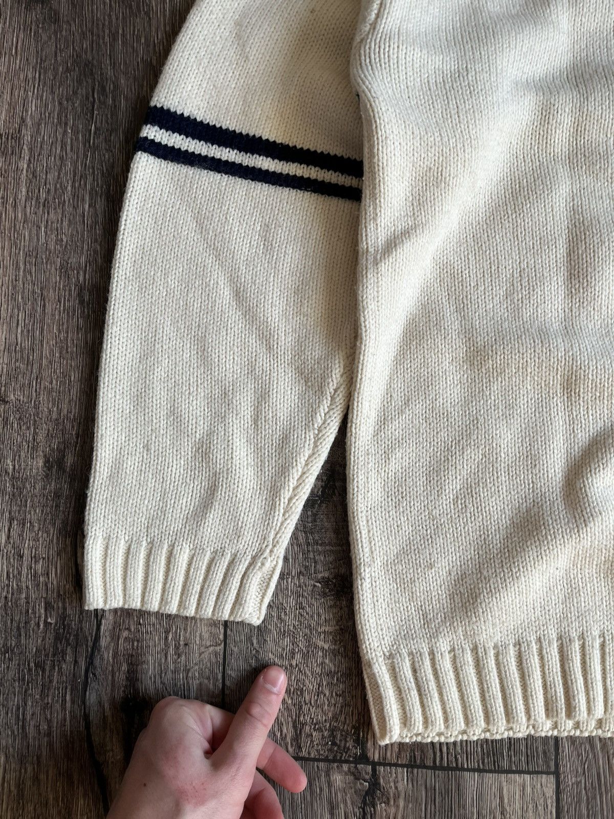 Kickers × Vintage Vintage KICKERS Big Logo Wool Knit Sweater Size US M / EU 48-50 / 2 - 17 Thumbnail