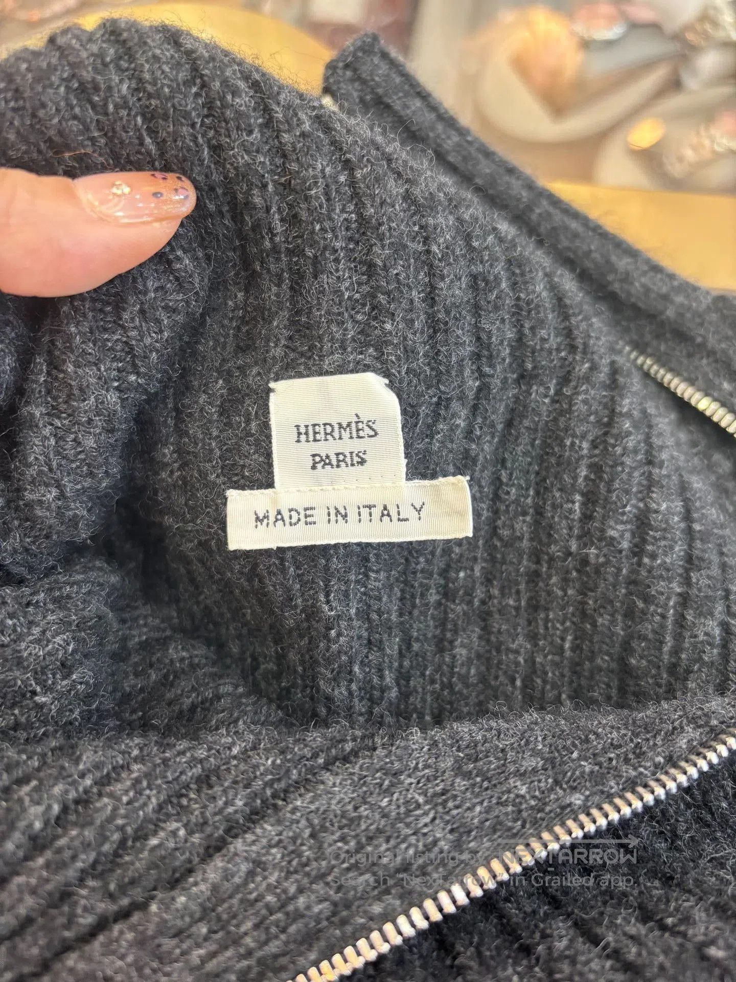 Hermes Hermes Gray Wool Turtleneck Sweater. Size US M / EU 48-50 / 2 - 4 Thumbnail