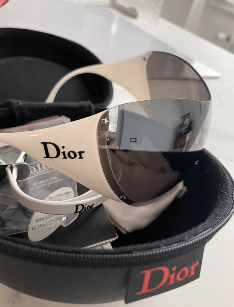 Dior ⚡️ Christian Dior Sunglasses Ski 1 Shield Mask Sport Vintage Size ONE SIZE - 1 Thumbnail