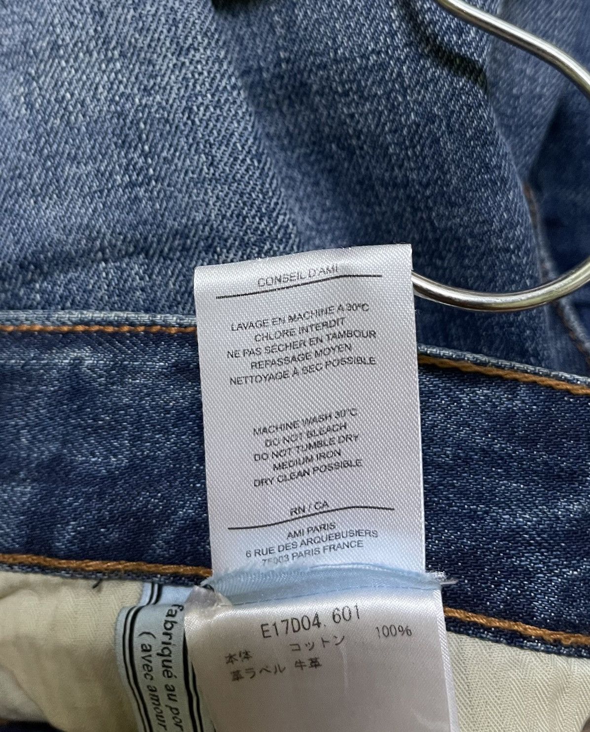 AMI AMI Alexandre Mattiussi Carrot Fit Jeans Size US 33 - 22 Thumbnail