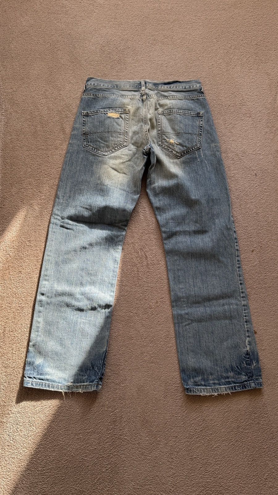 If Six Was Nine Y2K Jeans vintage Mudwash Ripped Distressed Denim Size US 32 / EU 48 - 3 Thumbnail