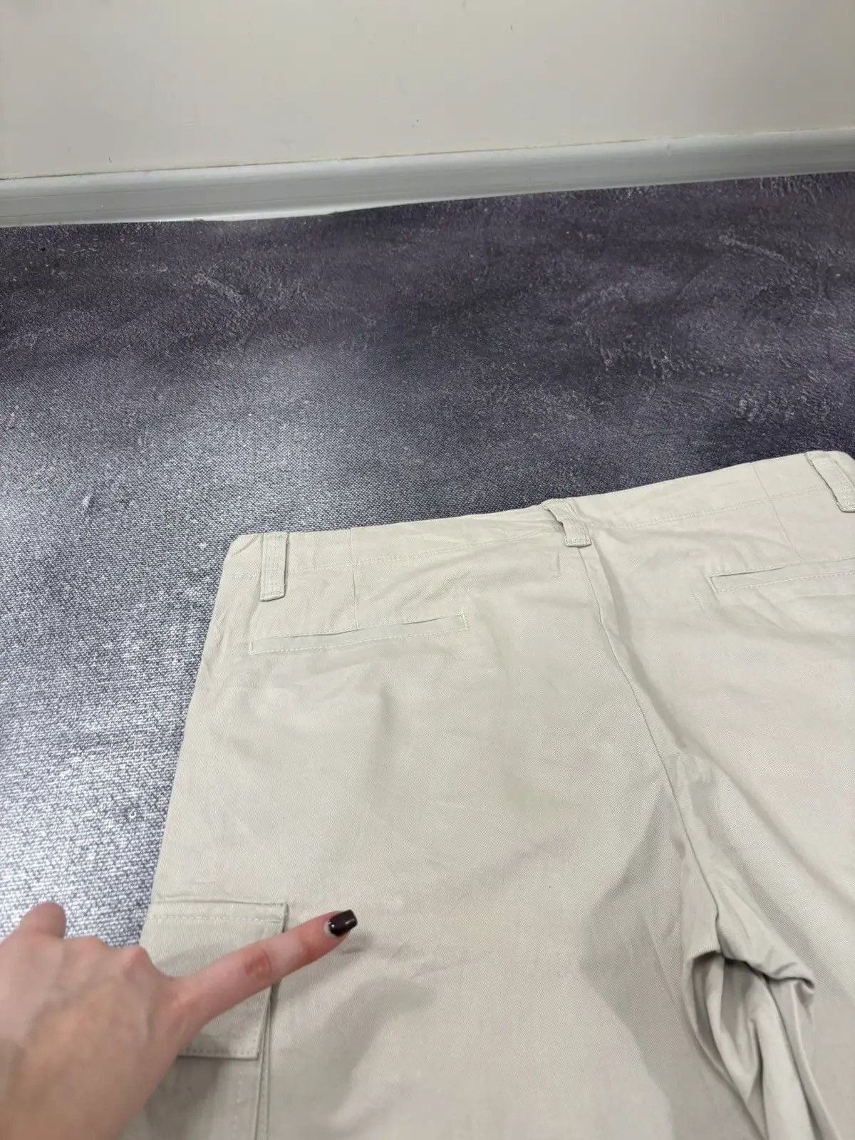 Dockers × Vintage Vintage Dockers Y2K Military Casual Hype Baggy Cargo Shorts Size US 36 / EU 52 - 4 Thumbnail