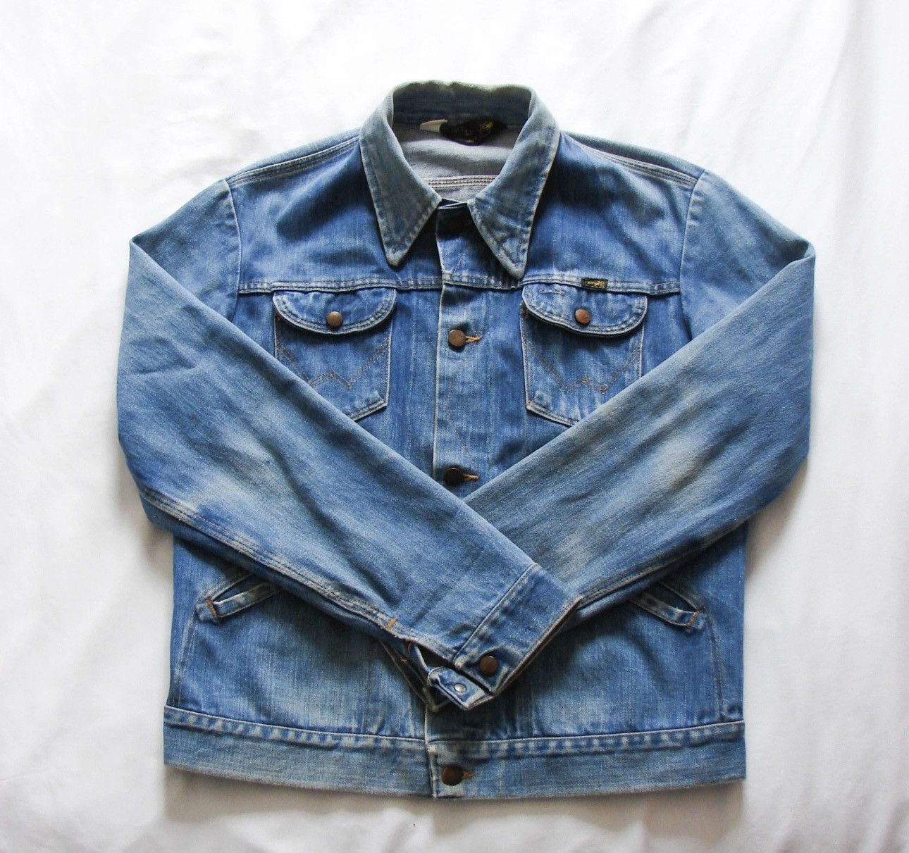 Wrangler Vintage 1970s Wrangler Denim Zip Jacket 124MJZ Brad Pitt 