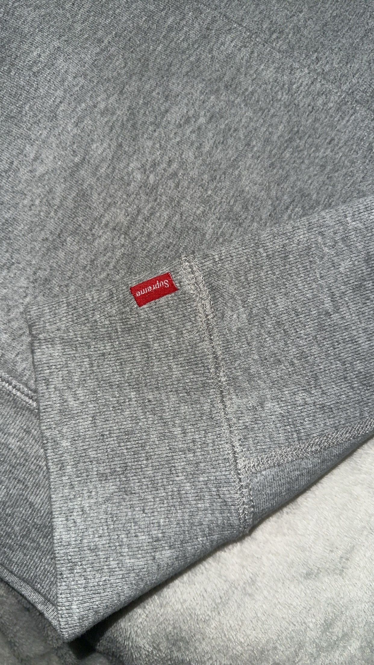 Supreme 2012 Red on Grey Box Logo Size US L / EU 52-54 / 3 - 4 Thumbnail