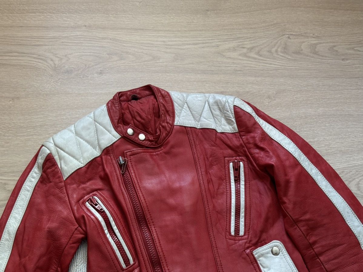 Genuine Leather Vintage 90’s Women’s Genuine Leather Moto Racing Jacket Size S / US 4 / IT 40 - 2 Thumbnail