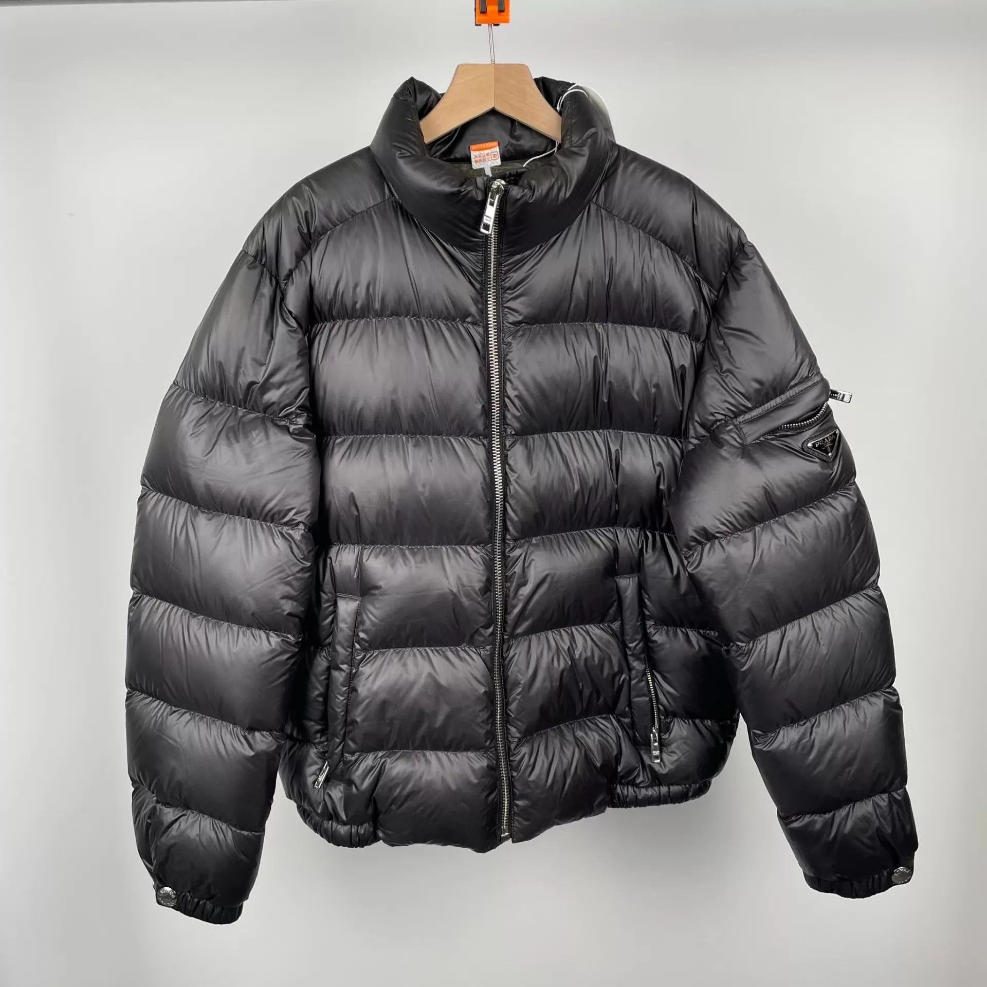 Prada Prada Black Puffer Jacket Size 50 260424XY1XH02 Size US M / EU 48-50 / 2 - 1 Thumbnail