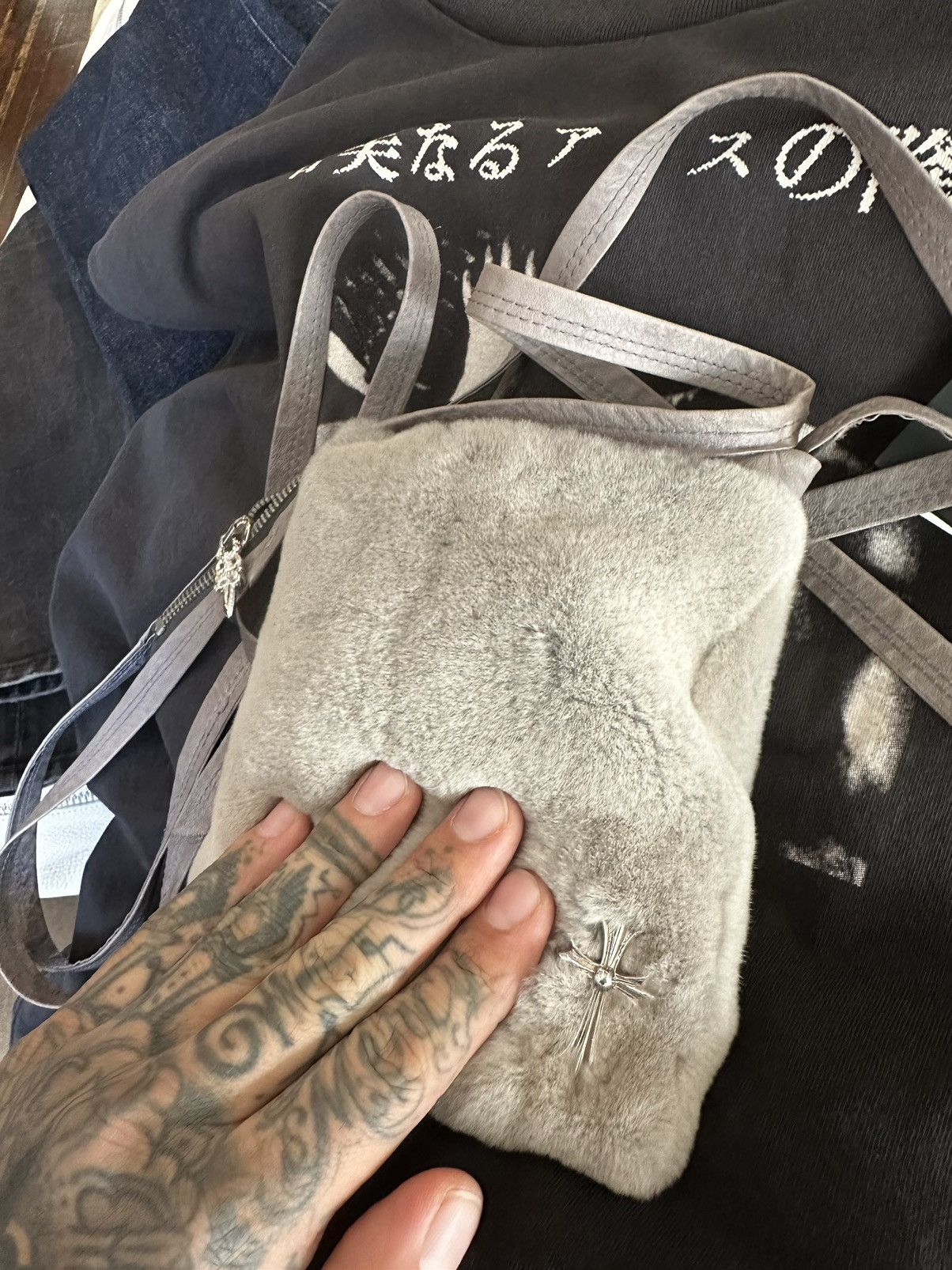 Chrome Hearts × Rick Owens 1/1 CHROME HEARTS x RICK OWENS * MINK * FUR BAG !! Size ONE SIZE - 17 Thumbnail