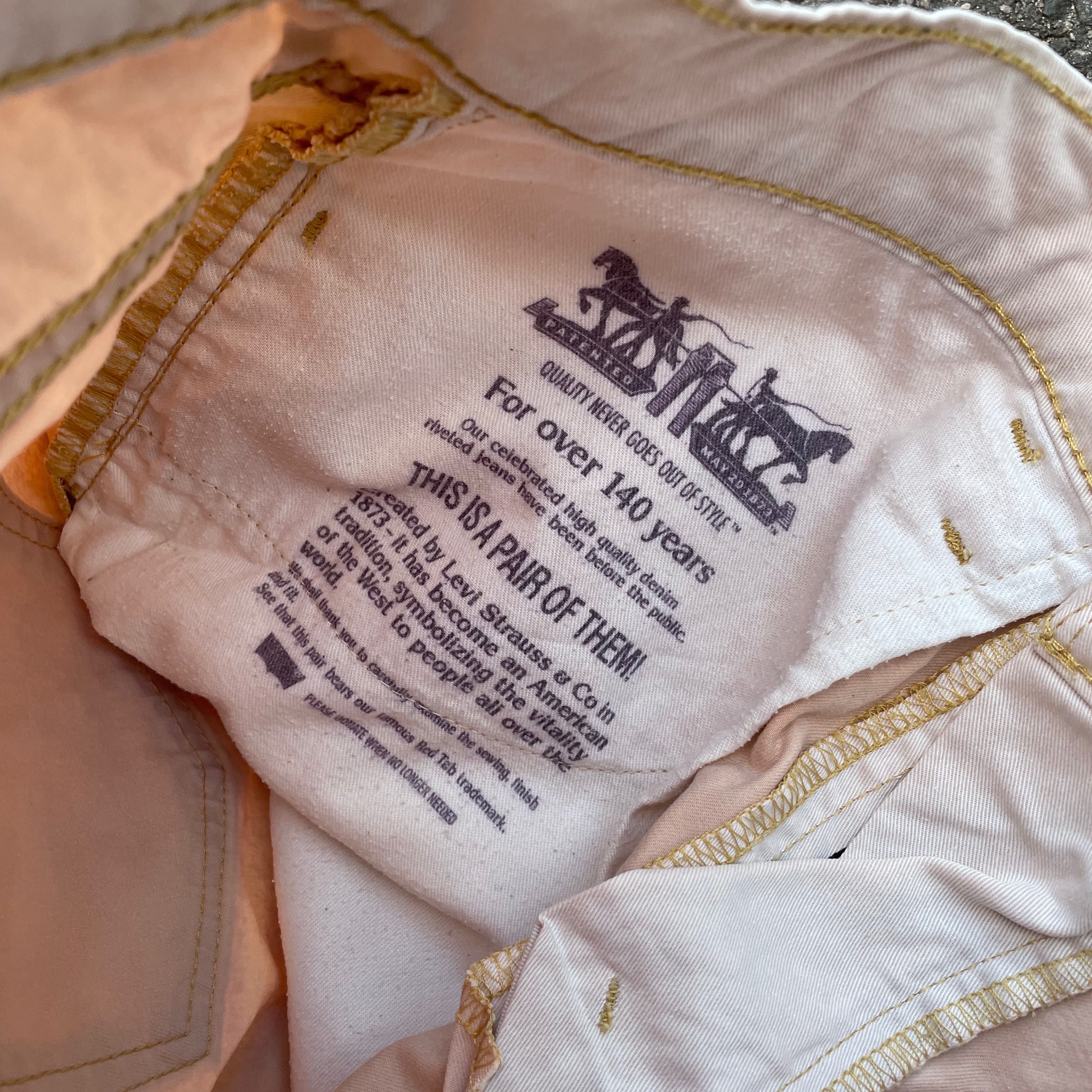 Levi's Levi's custom Art pants 1of1 art distressed y2k rare Size US 34 / EU 50 - 9 Thumbnail