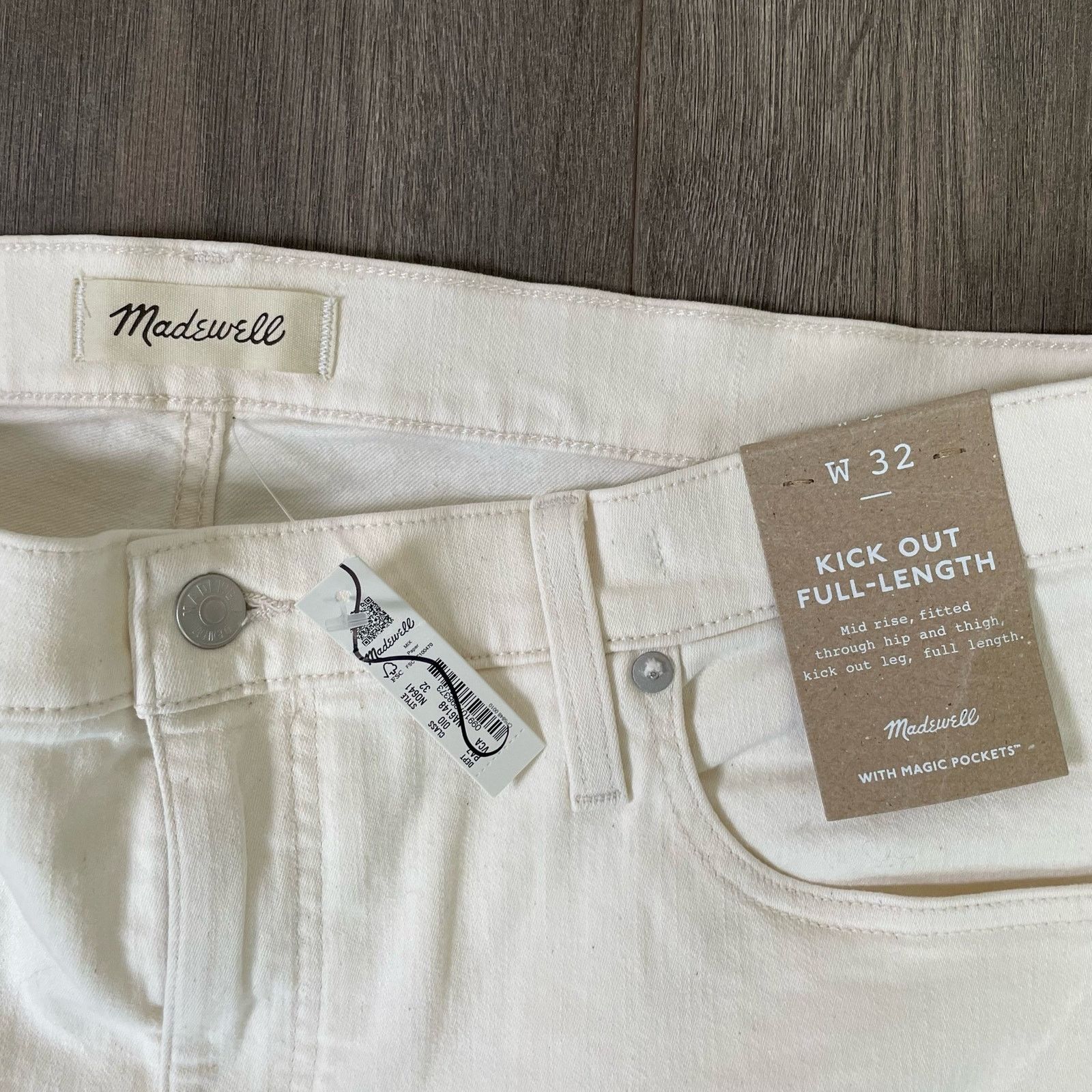 Madewell Madewell Kick Out Full Canvas Trendy Jeans US Women's 32 New Size 32" / US 10 / IT 46 - 3 Thumbnail