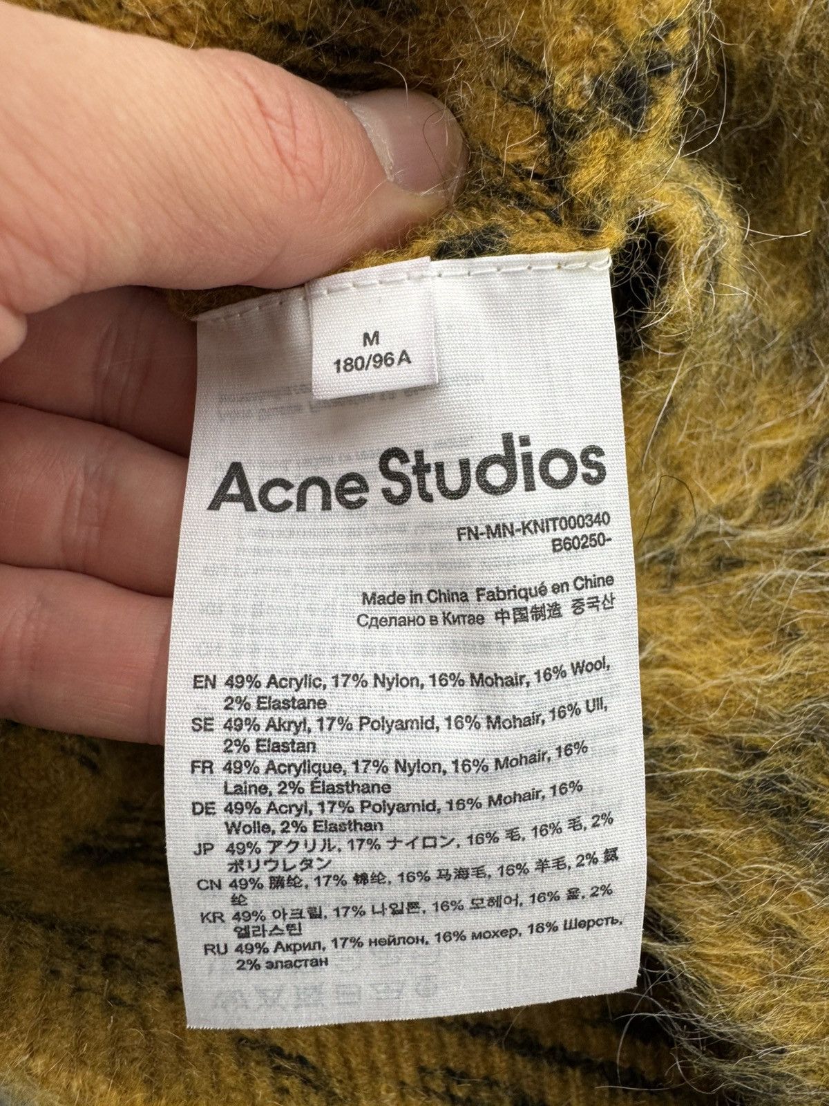 Acne Studios Acne studios super rare leo mohair sweater Size US M / EU 48-50 / 2 - 4 Thumbnail