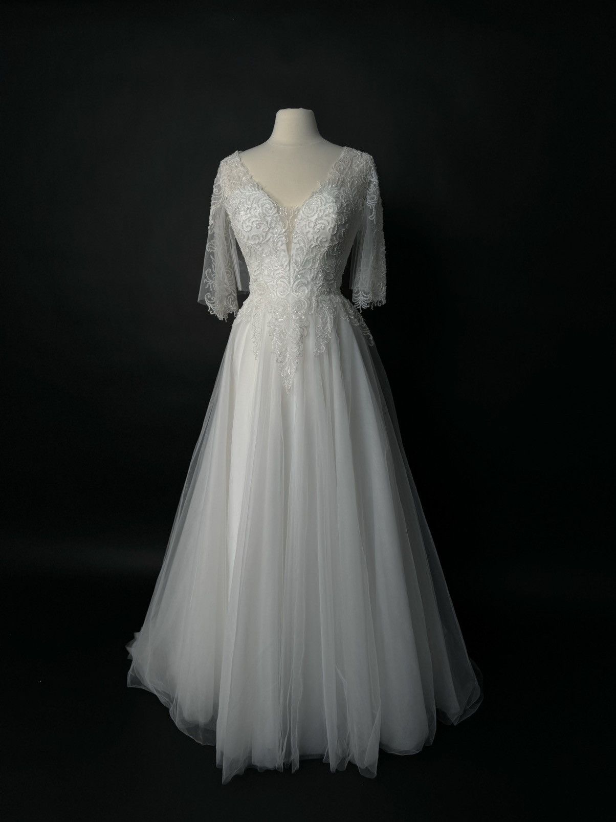 Other Brand New US 10 Anna Augusta Maxi Bridal Gown Size L / US 10 / IT 46 - 2 Thumbnail