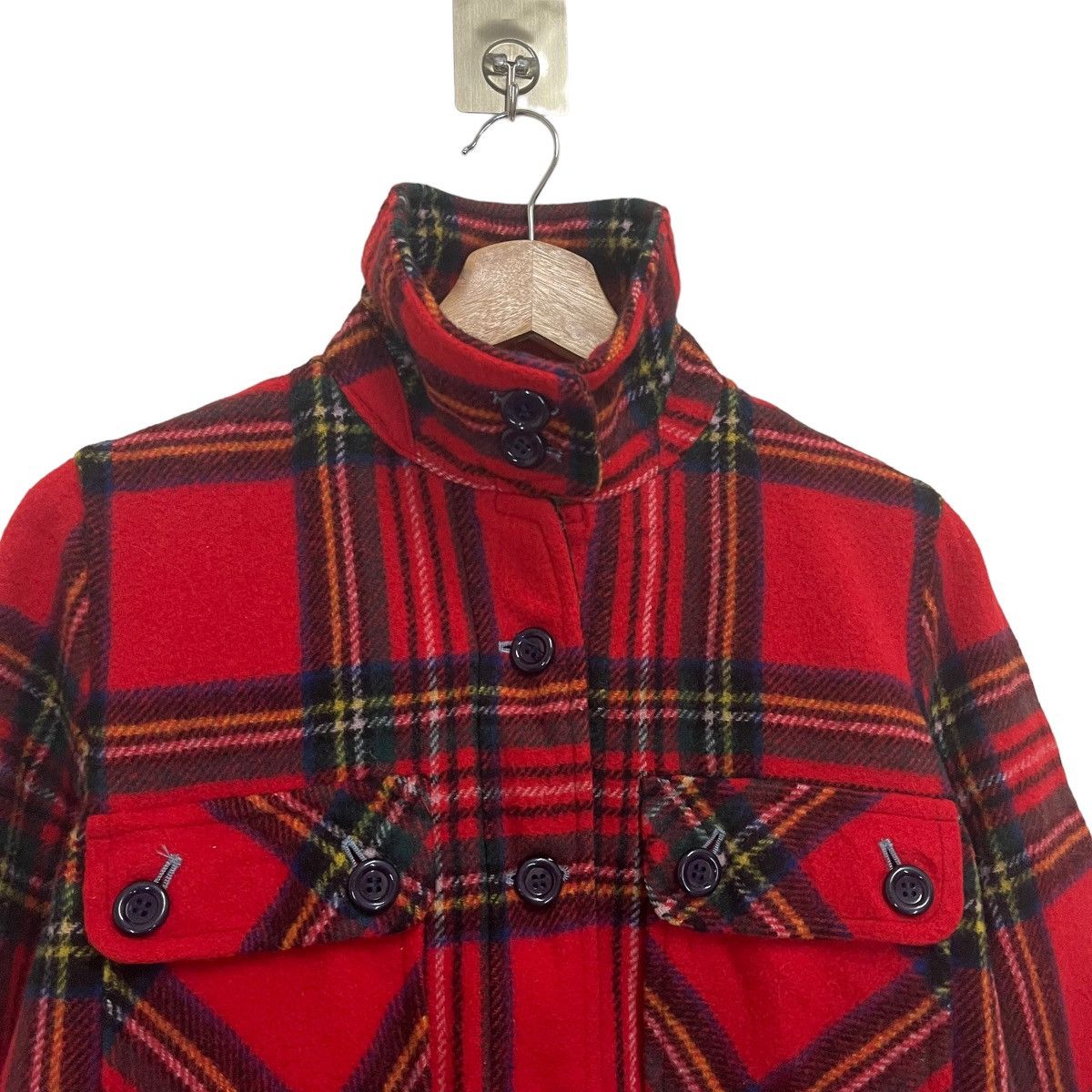 Japanese Brand × Woolrich Woolen Mills SILK ROAD PLAID MACKINAW TARTAN JACKET Size US S / EU 44-46 / 1 - 5 Thumbnail