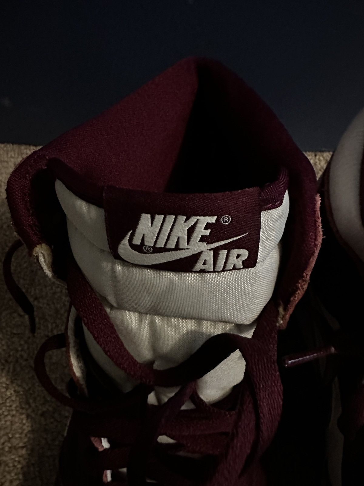 Jordan Brand Jordan 1 Retro High OG - Bordeux Size US 13 / EU 46 - 7 Thumbnail