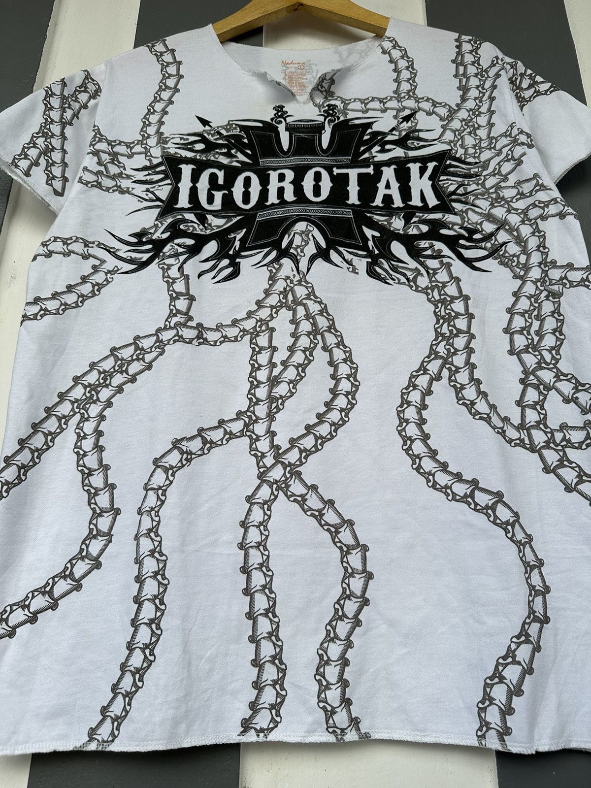 Hysteric Glamour SEDITIONARIES PUNK STYLED CRAZY BONE CHAIN TSHIRT Size US L / EU 52-54 / 3 - 2 Thumbnail